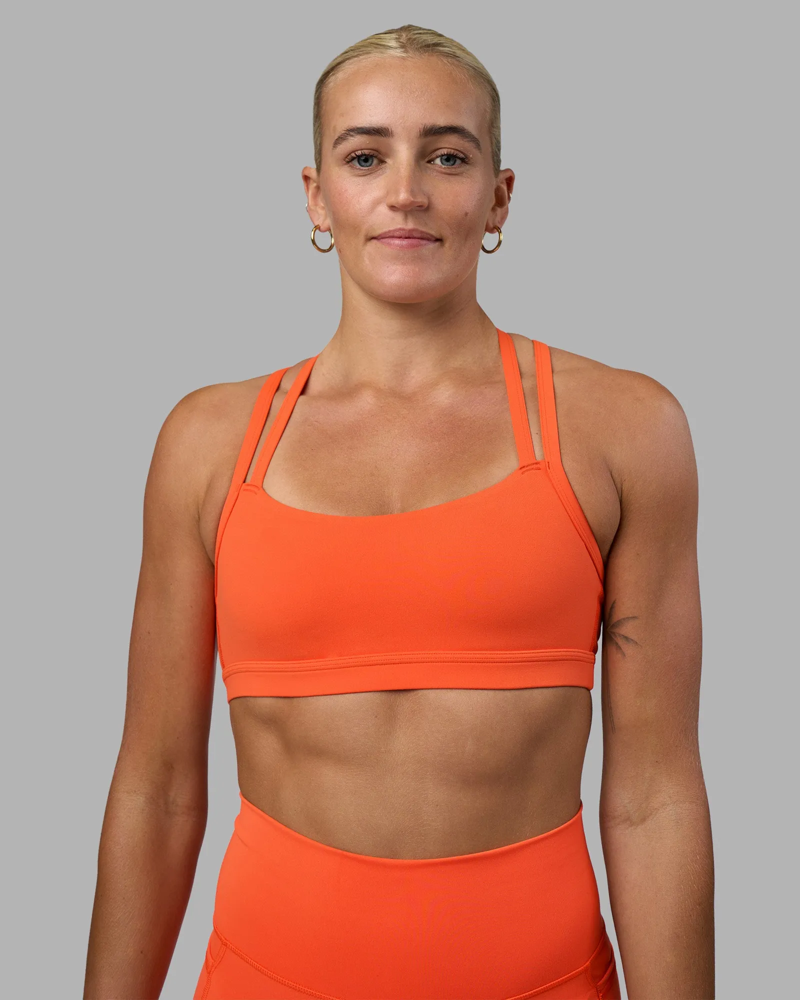 Velocity Sports Bra - Ultra Orange sold by LSKD product image thumbnail 2