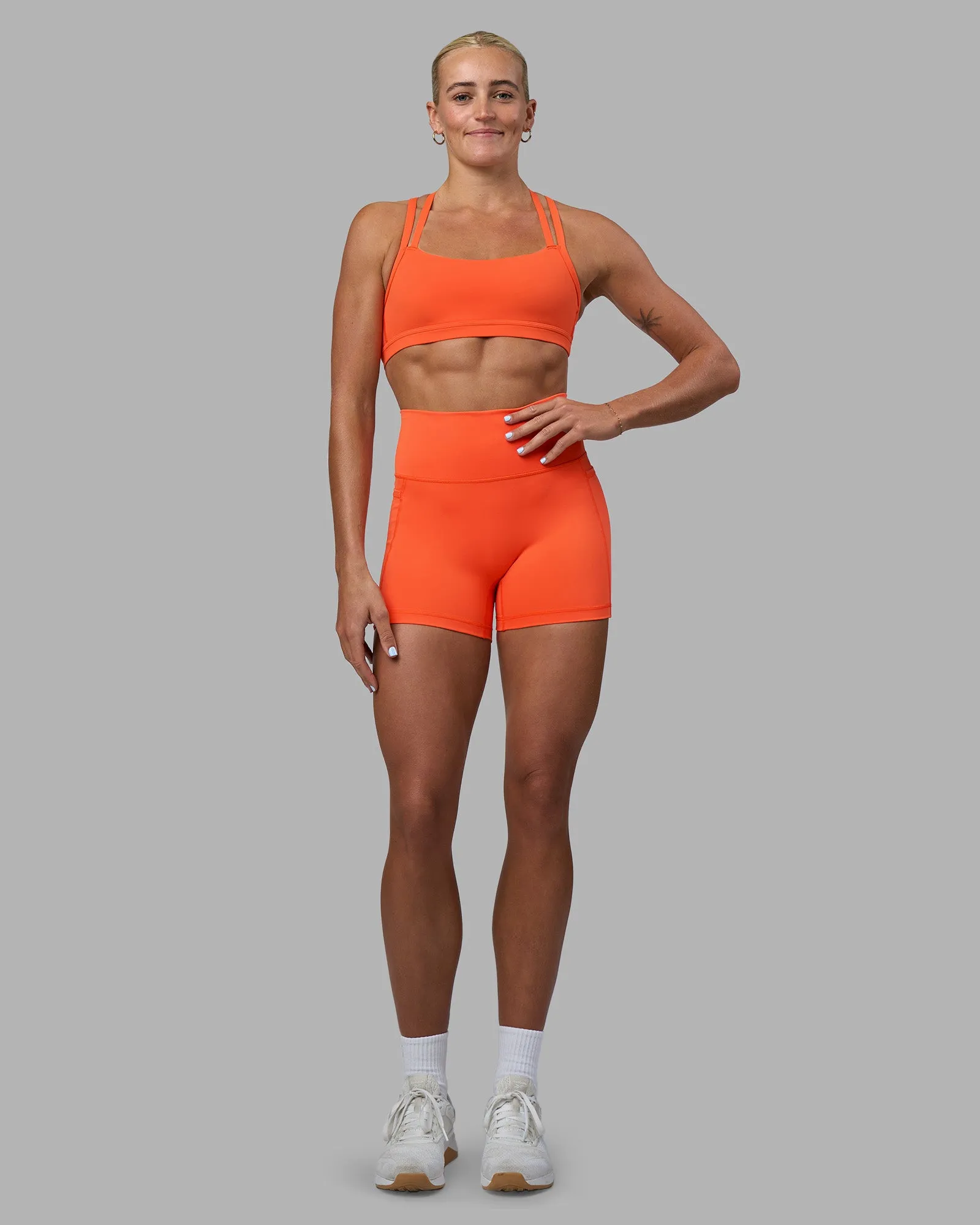 Velocity Sports Bra - Ultra Orange sold by LSKD product image thumbnail 5