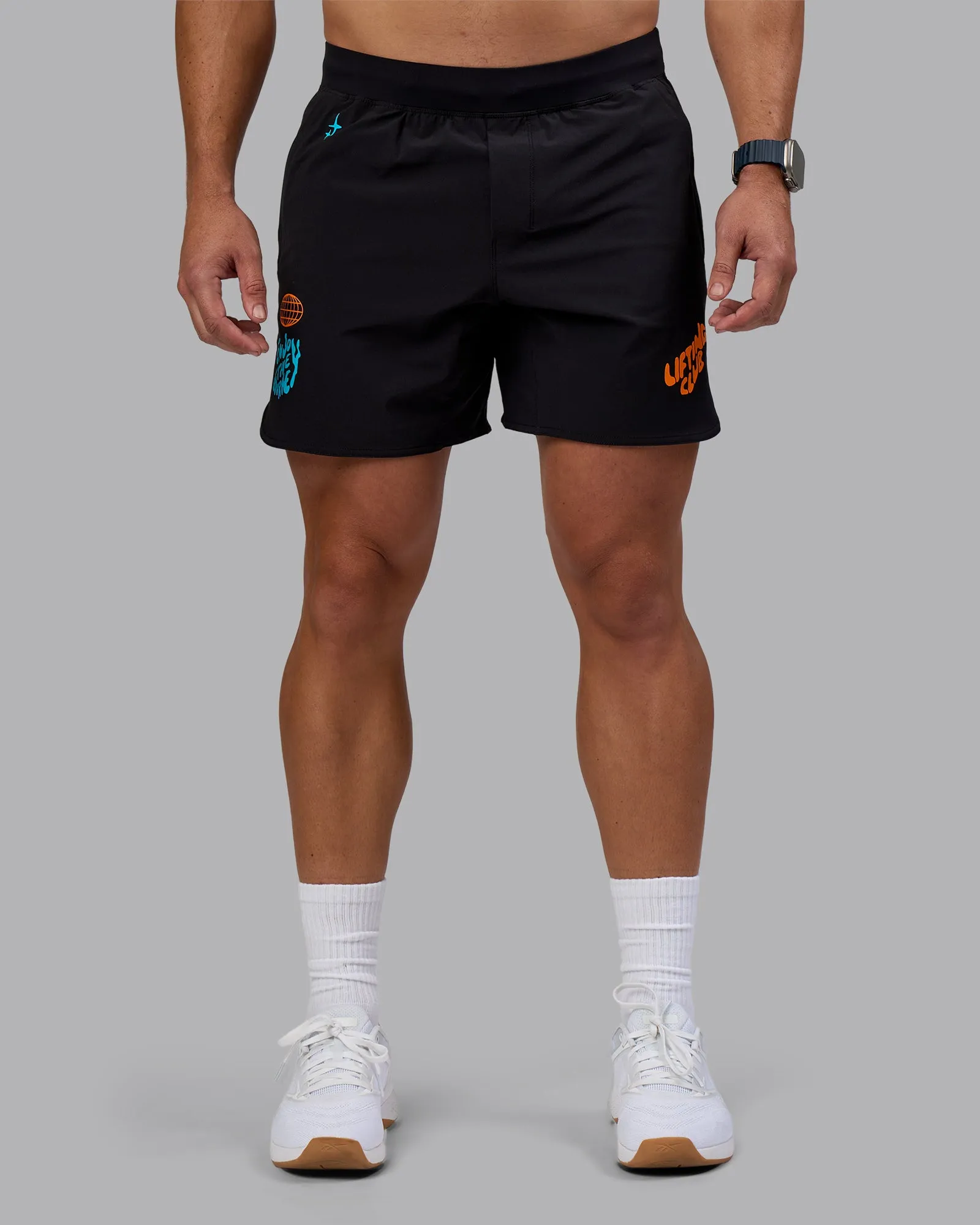 Lift 6" Short - Black-Blue Atoll sold by LSKD product image thumbnail 2