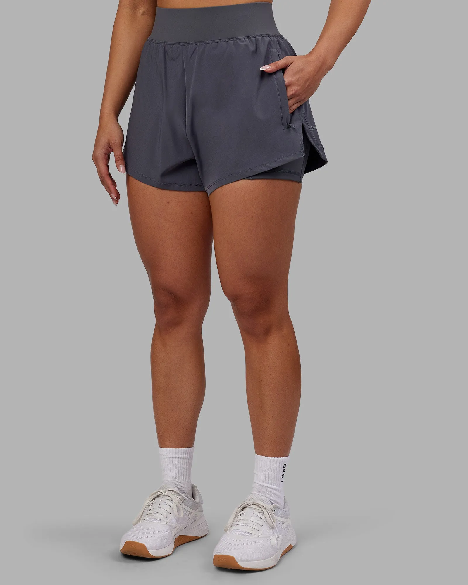 Challenger 3" Lined Performance Short - Dark Storm sold by LSKD product image thumbnail 3