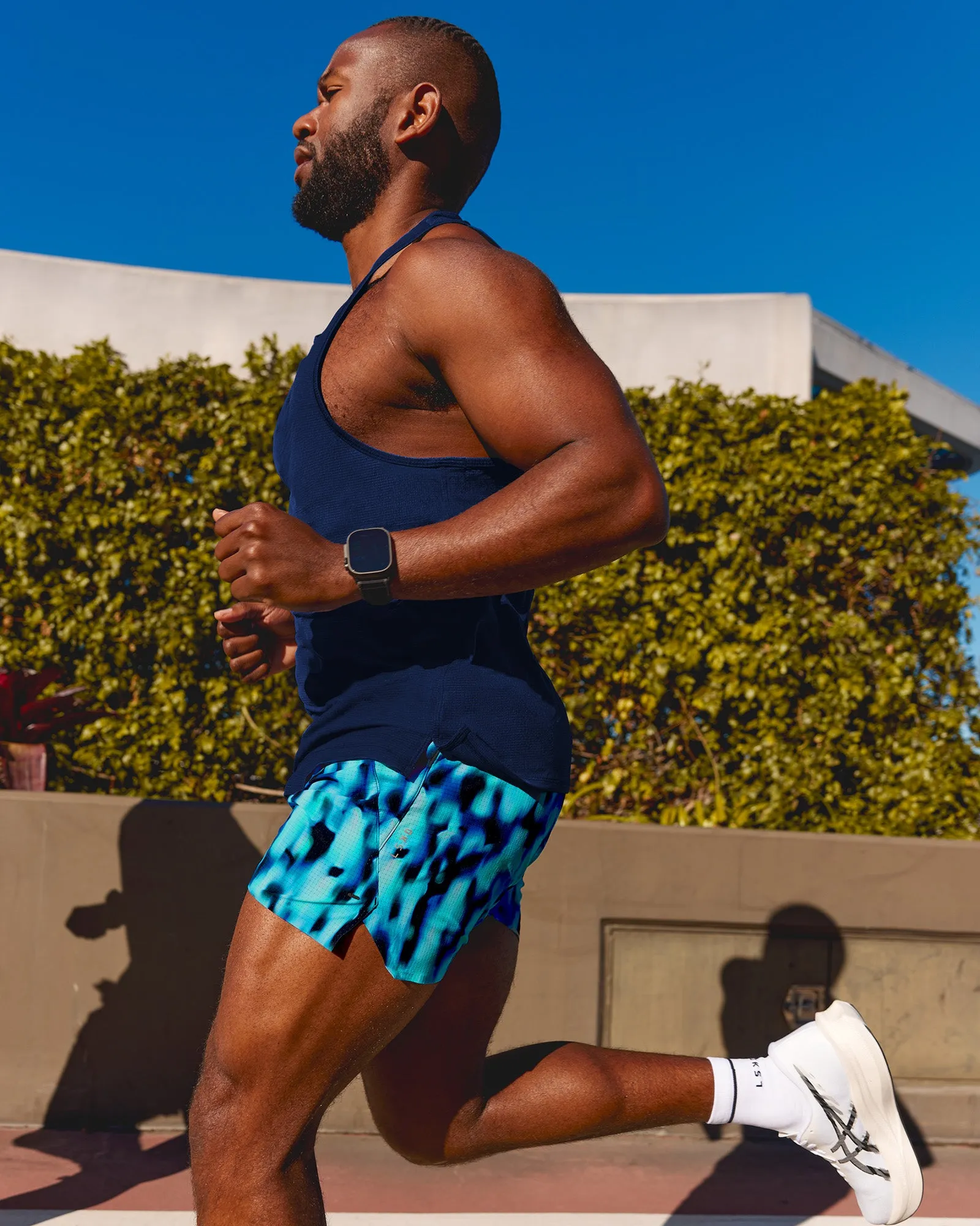 Pace Running Tank - Midnight Blue sold by LSKD product image thumbnail 2