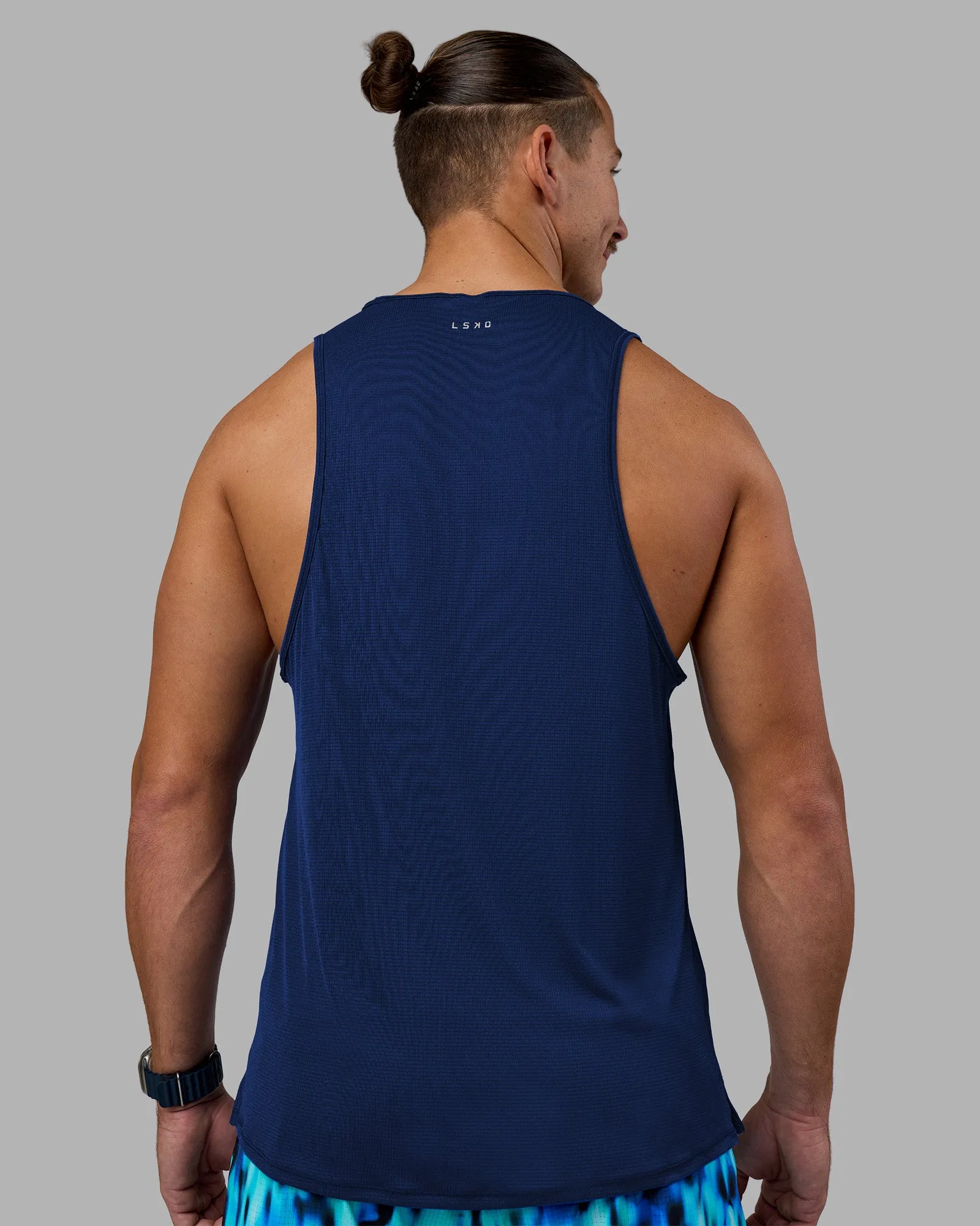 Pace Running Tank - Midnight Blue sold by LSKD product image thumbnail 4