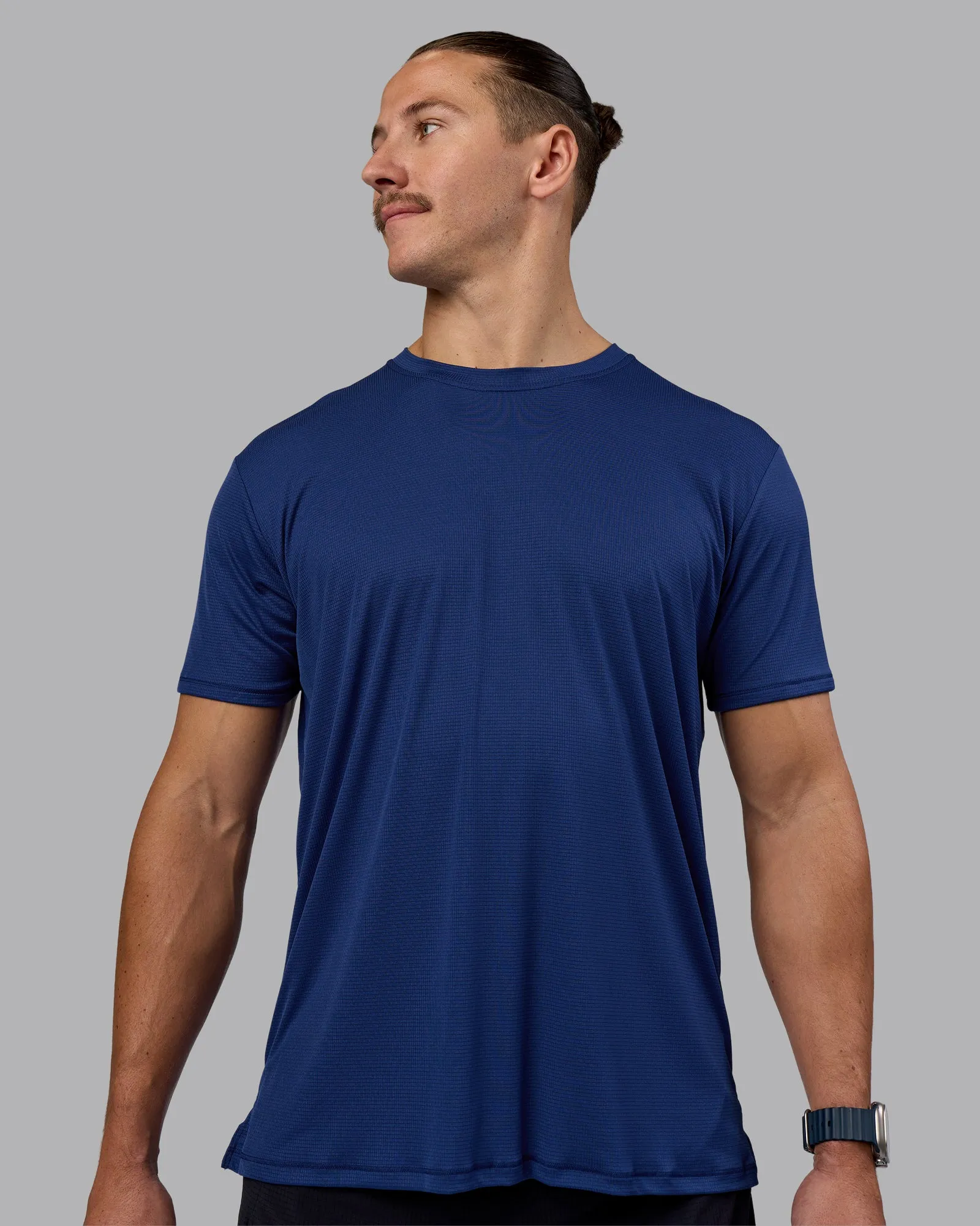 Pace Running Tee - Midnight Blue sold by LSKD