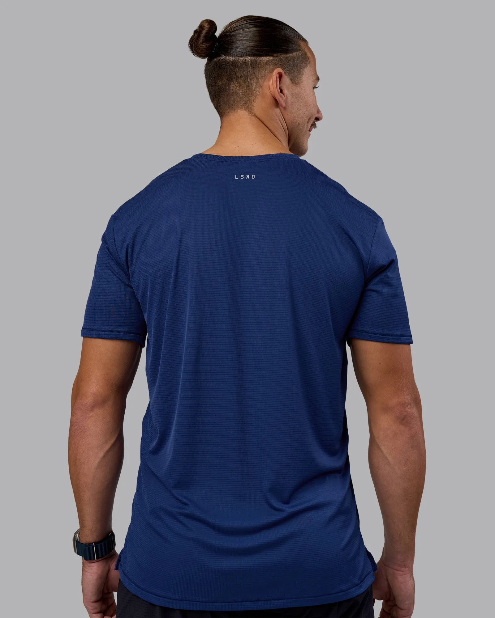 Pace Running Tee - Midnight Blue sold by LSKD product image thumbnail 3