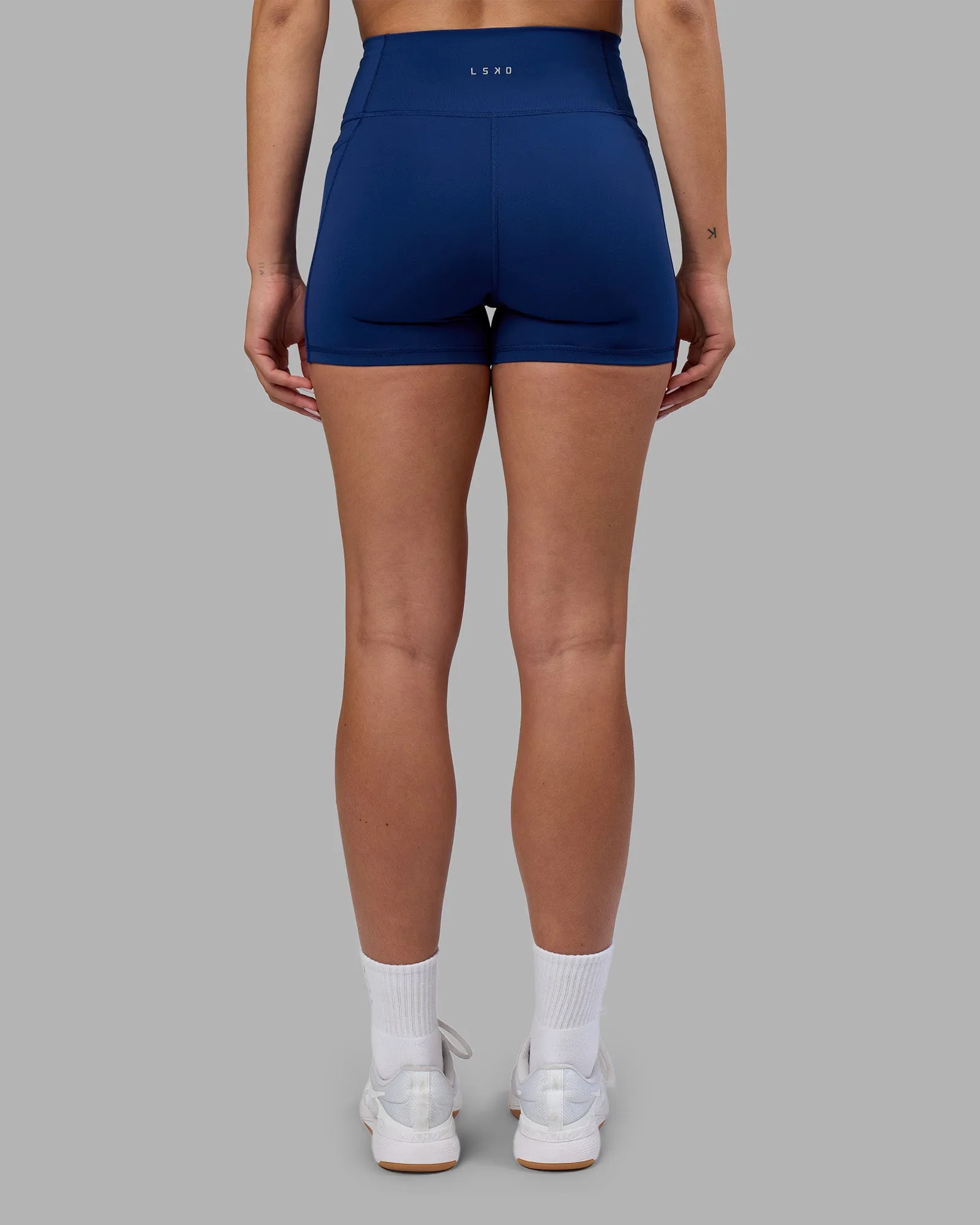 Fusion Ultra High-Rise 4" Short Pockets - Midnight Blue sold by LSKD product image thumbnail 4