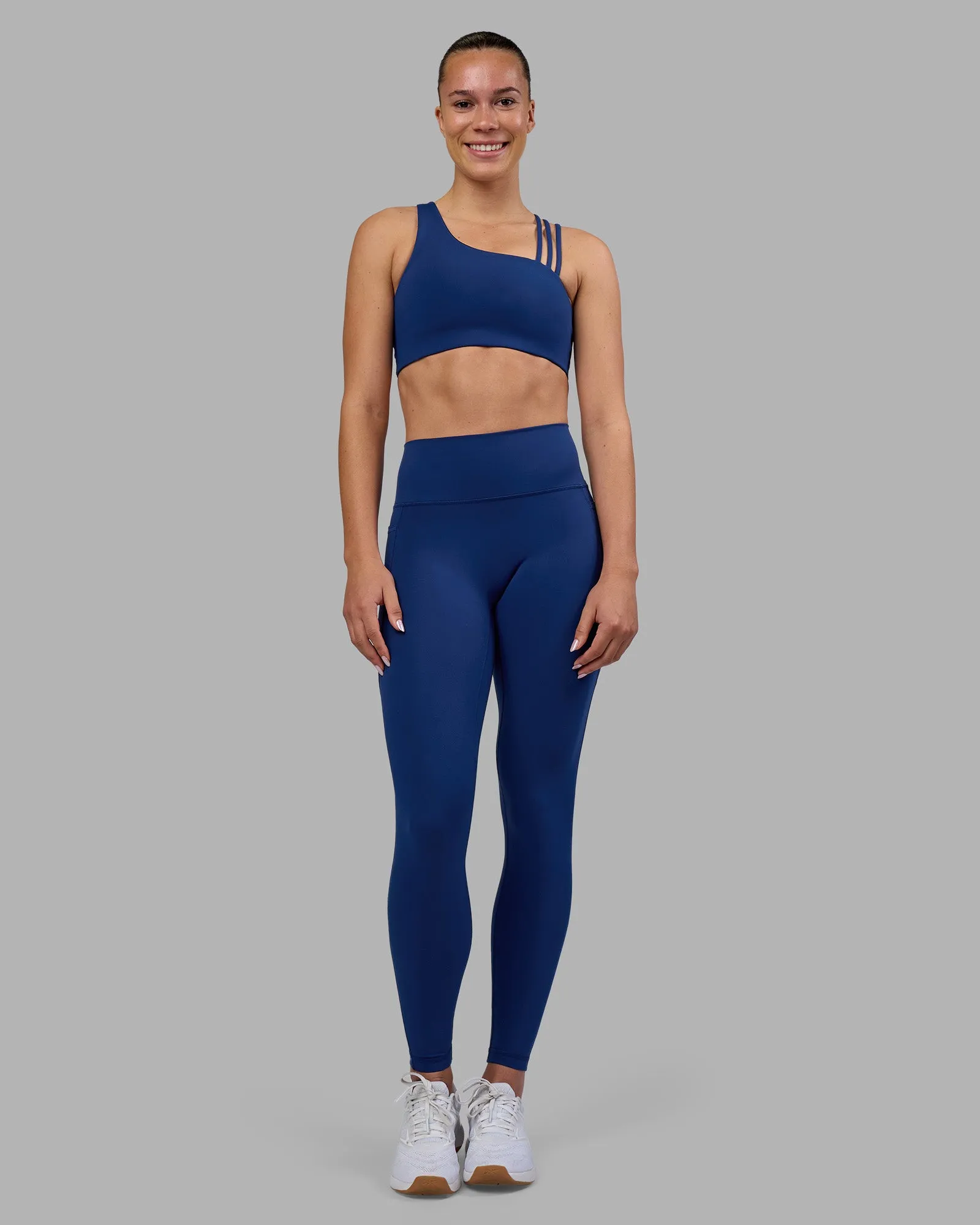 Fusion Ultra High-Rise Full Length Legging Pockets - Midnight Blue sold by LSKD product image thumbnail 2