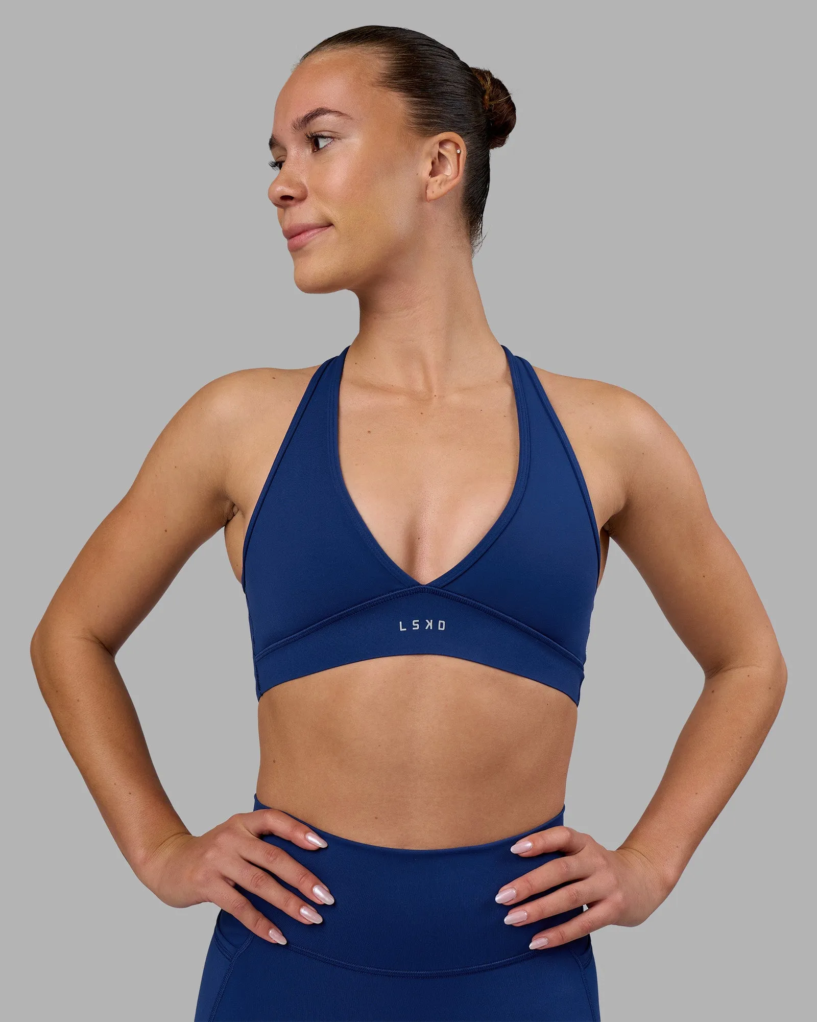 Stamina Sports Bra - Midnight Blue sold by LSKD