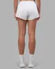 Accelerate 3" Pleated Running Short - White sold by LSKD