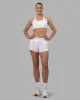 Accelerate 3" Pleated Running Short - White sold by LSKD