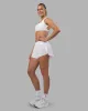 Accelerate 3" Pleated Running Short - White sold by LSKD