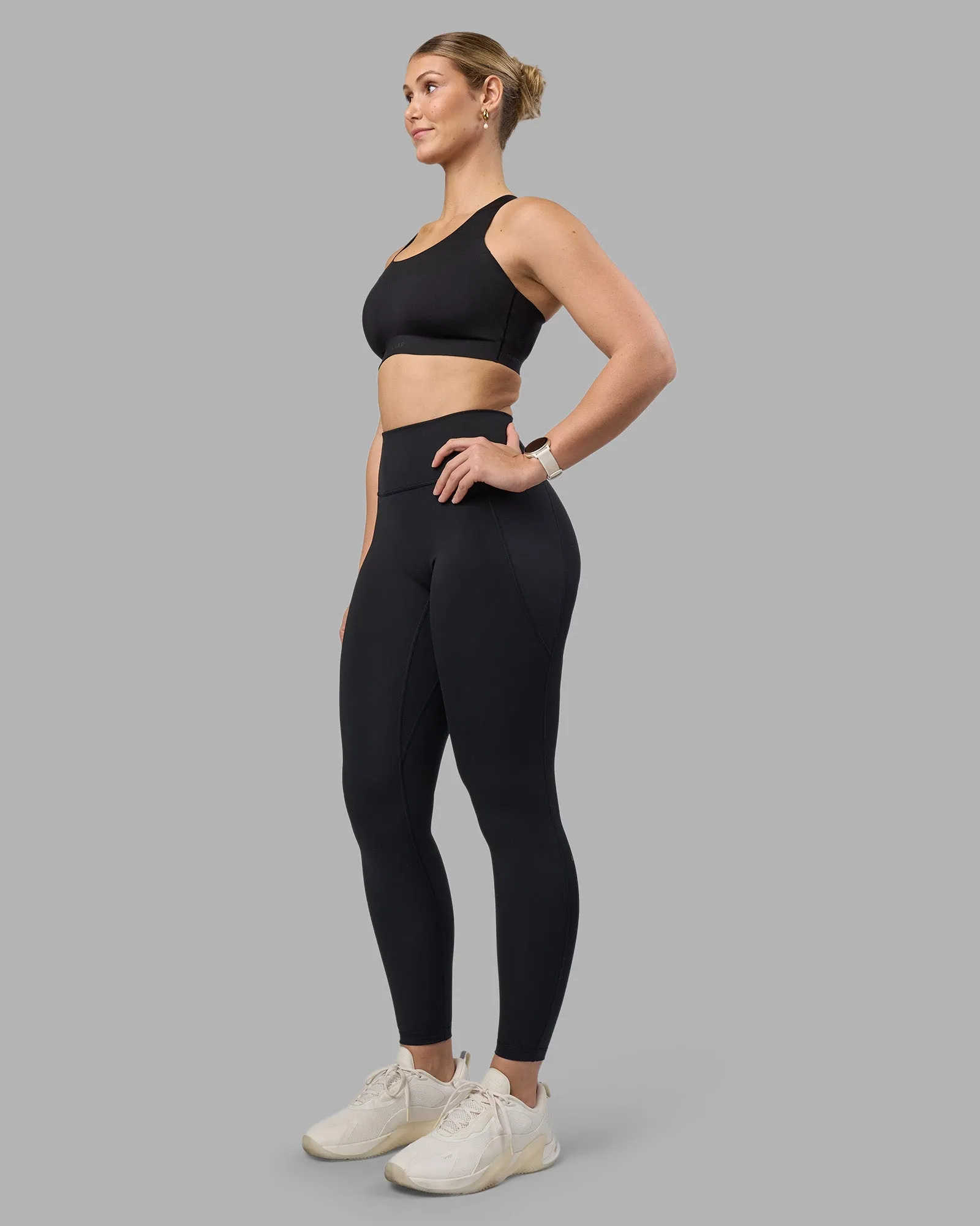 Stability High Support Sports Bra - Black sold by LSKD product image thumbnail 5