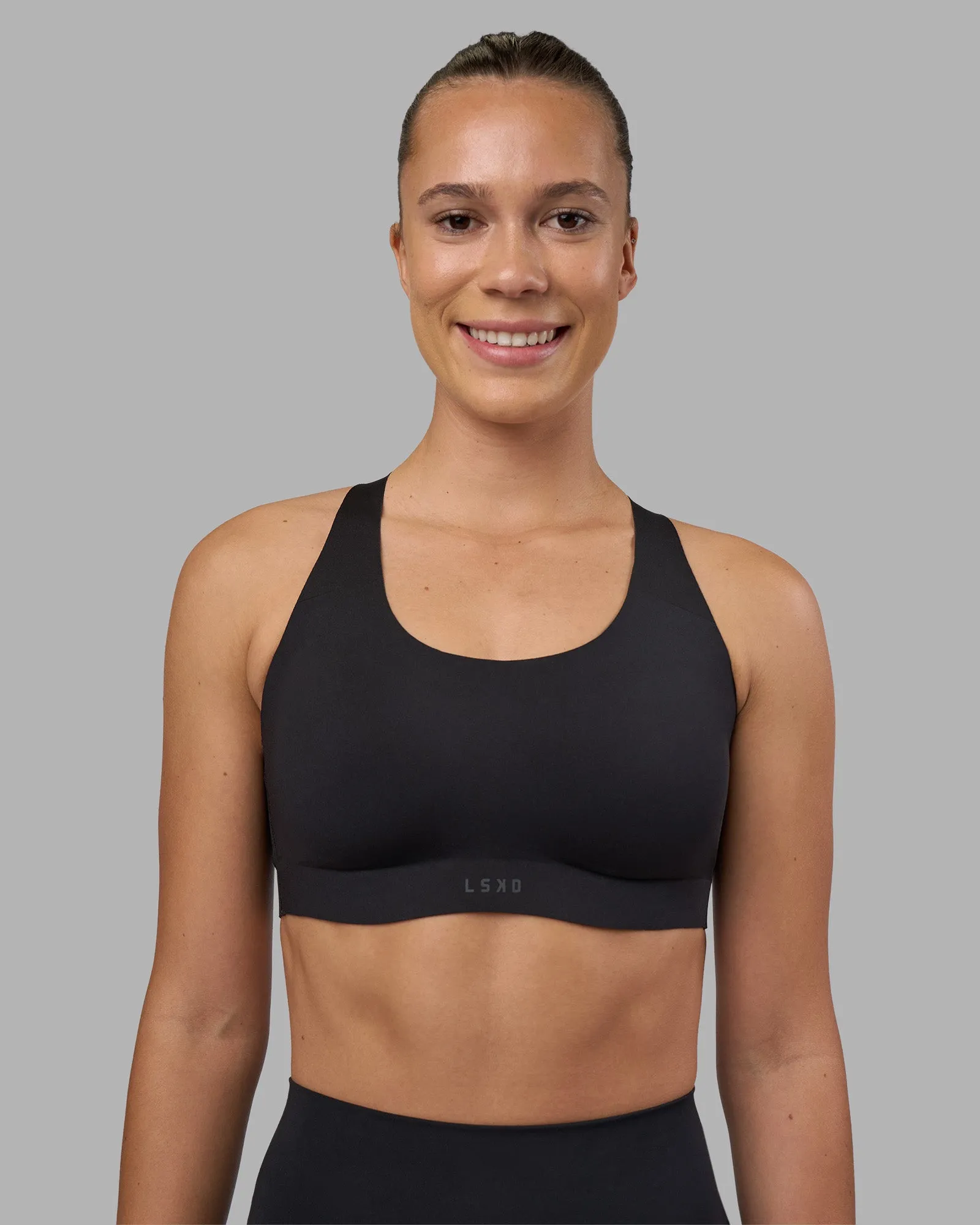 Stability High Support Sports Bra - Black sold by LSKD product image thumbnail 3