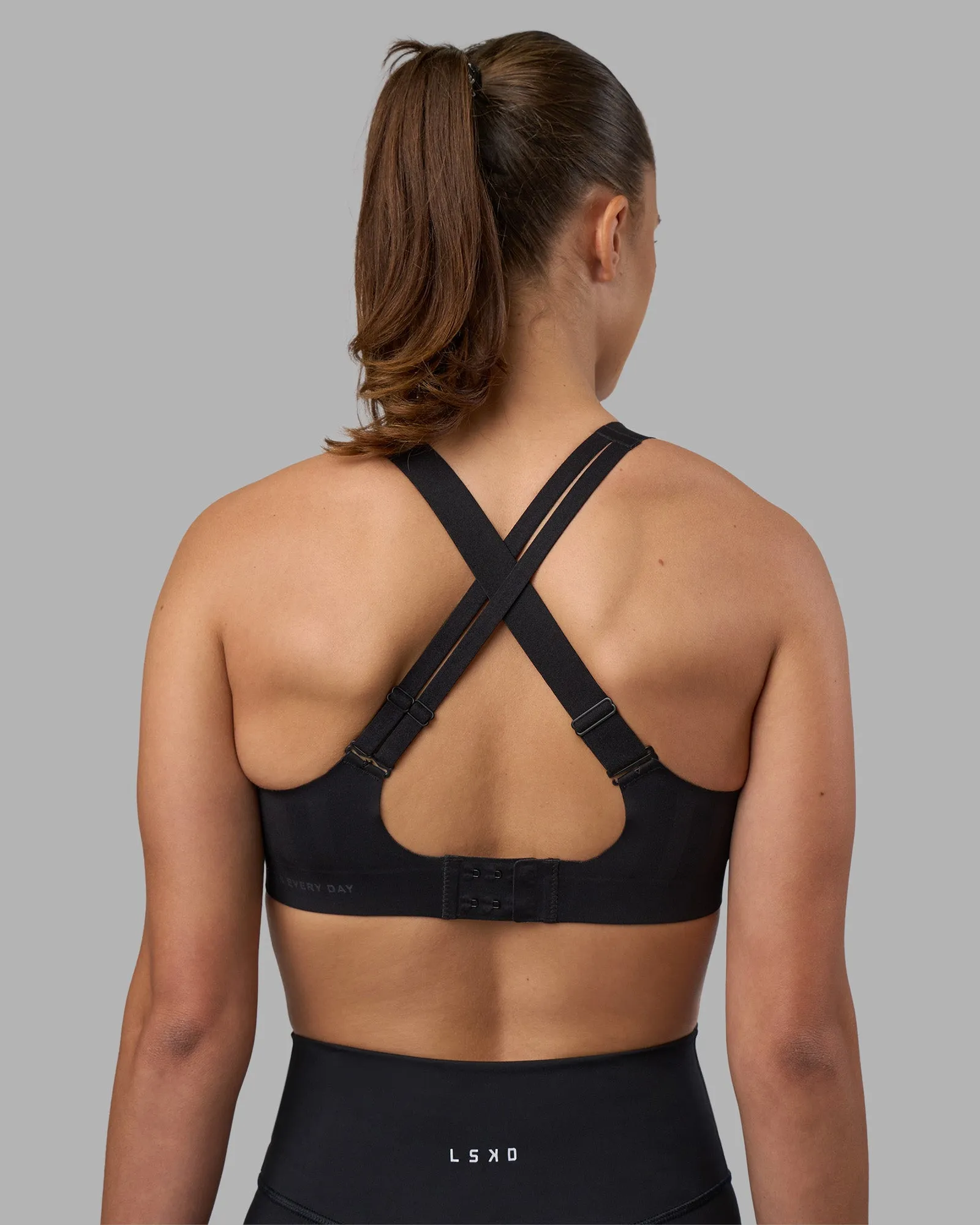 Stability High Support Sports Bra - Black sold by LSKD product image thumbnail 4