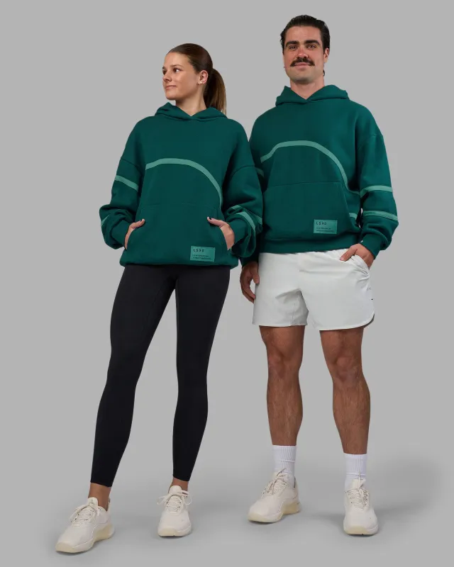 Movement Oversized Hoodie - Dark Moss-Agate Green sold by LSKD