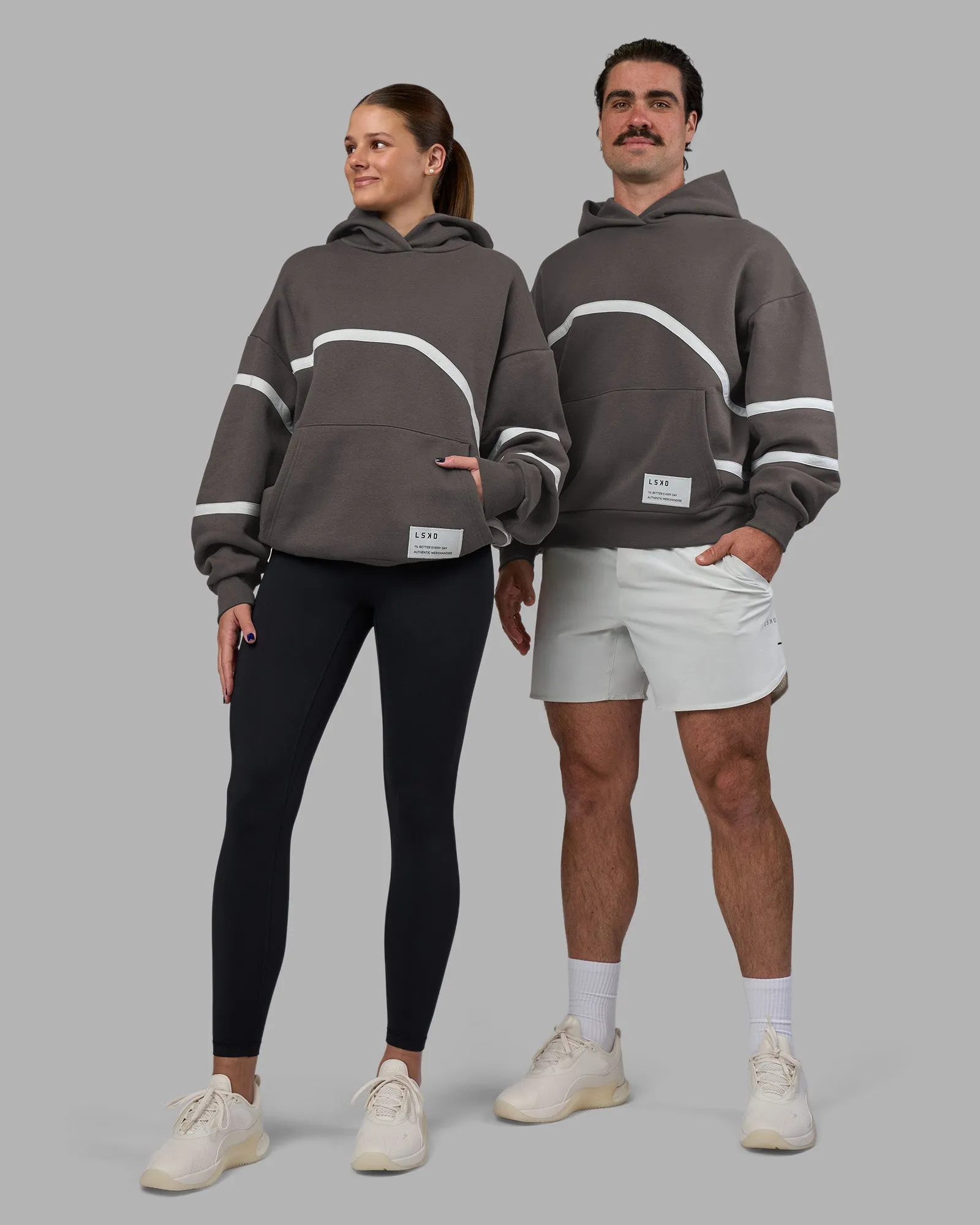 Movement Oversized Hoodie - Dark Storm-Digital Mist sold by LSKD