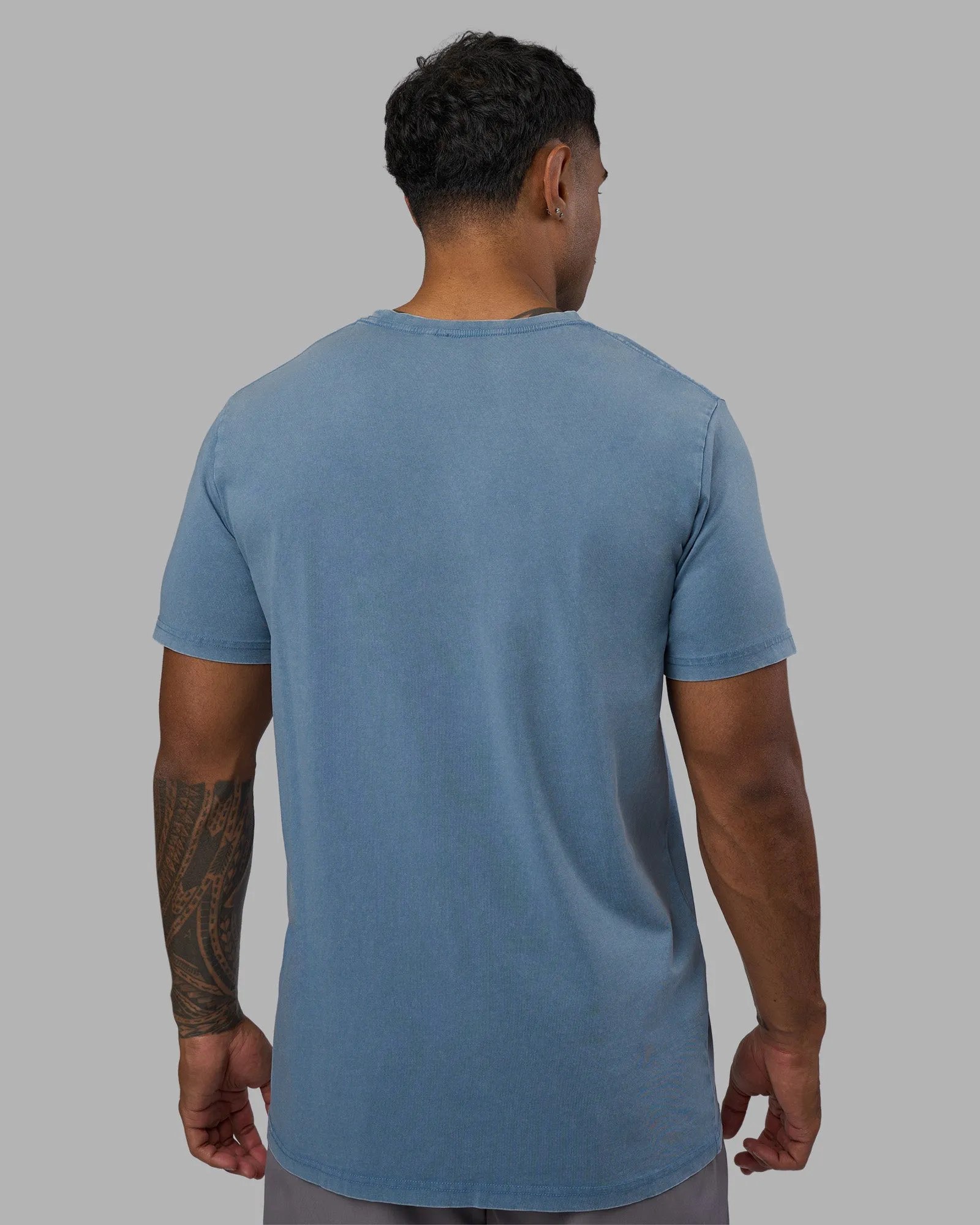 Base FLXCotton Tee - Elemental Blue Washed sold by LSKD product image thumbnail 2
