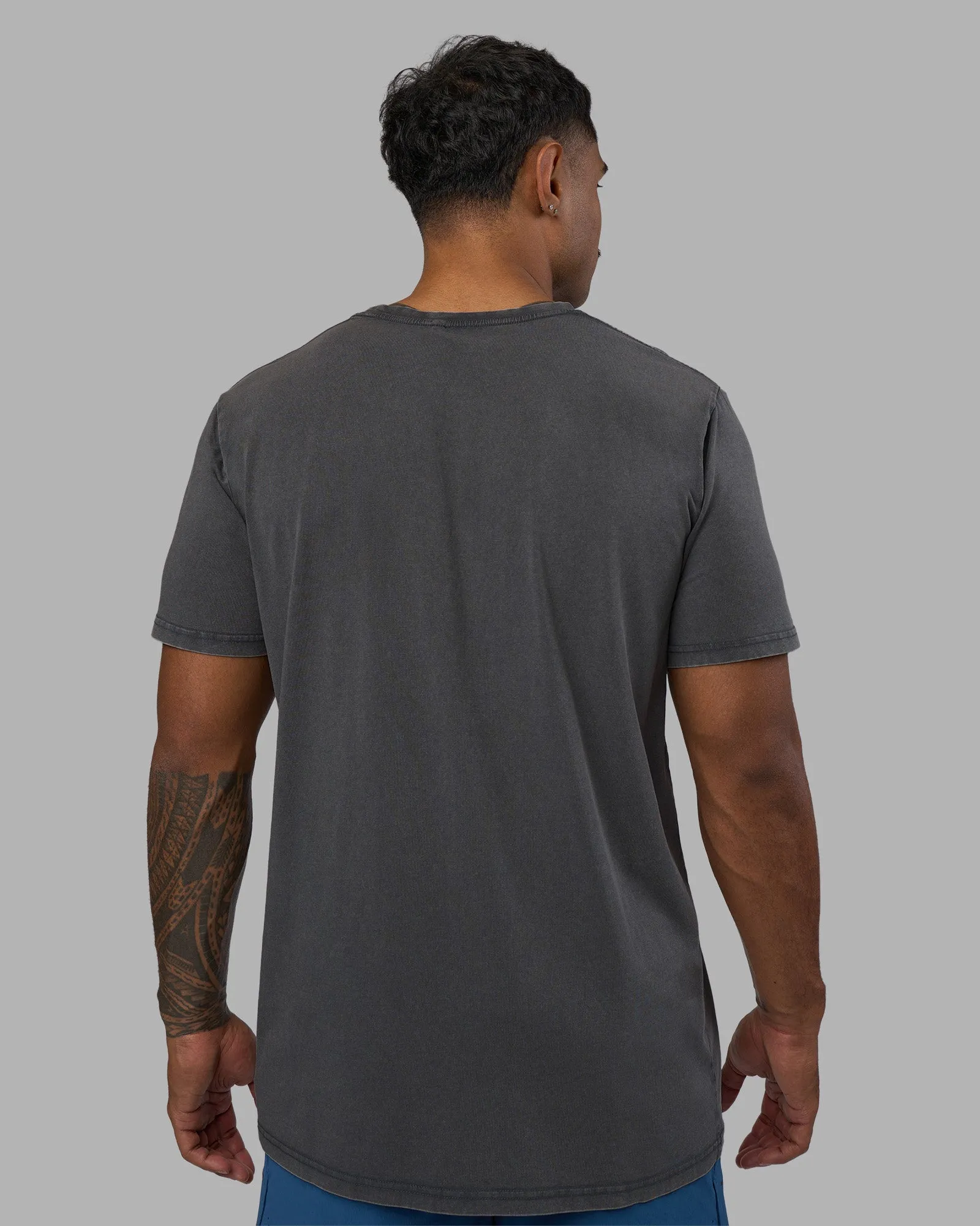 Base FLXCotton Tee - Dark Storm Washed sold by LSKD product image thumbnail 3