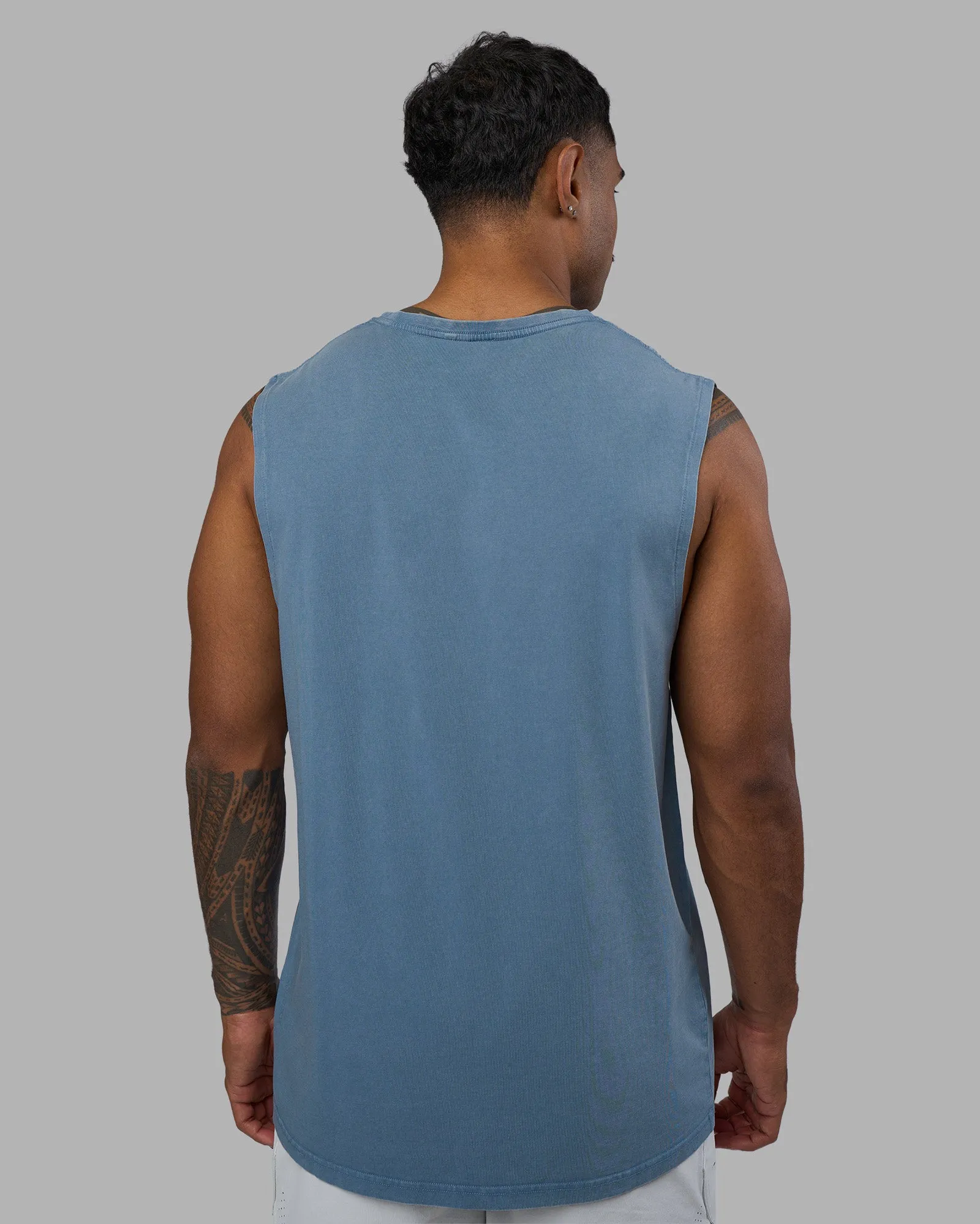 Base FLXCotton Tank - Elemental Blue Washed sold by LSKD product image thumbnail 3