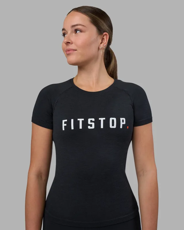 Fitstop AeroFLX+ Seamless Tee - Black sold by LSKD