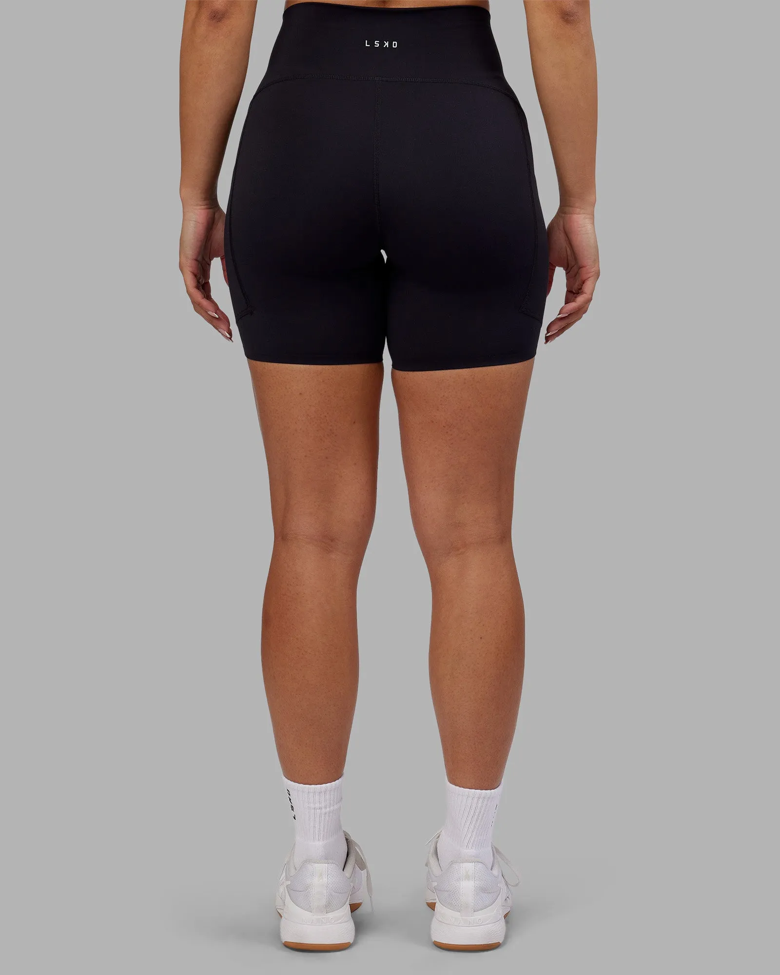 Rhythm Elixir Ultra High-Rise 6" Short Pockets - Black sold by LSKD product image thumbnail 5