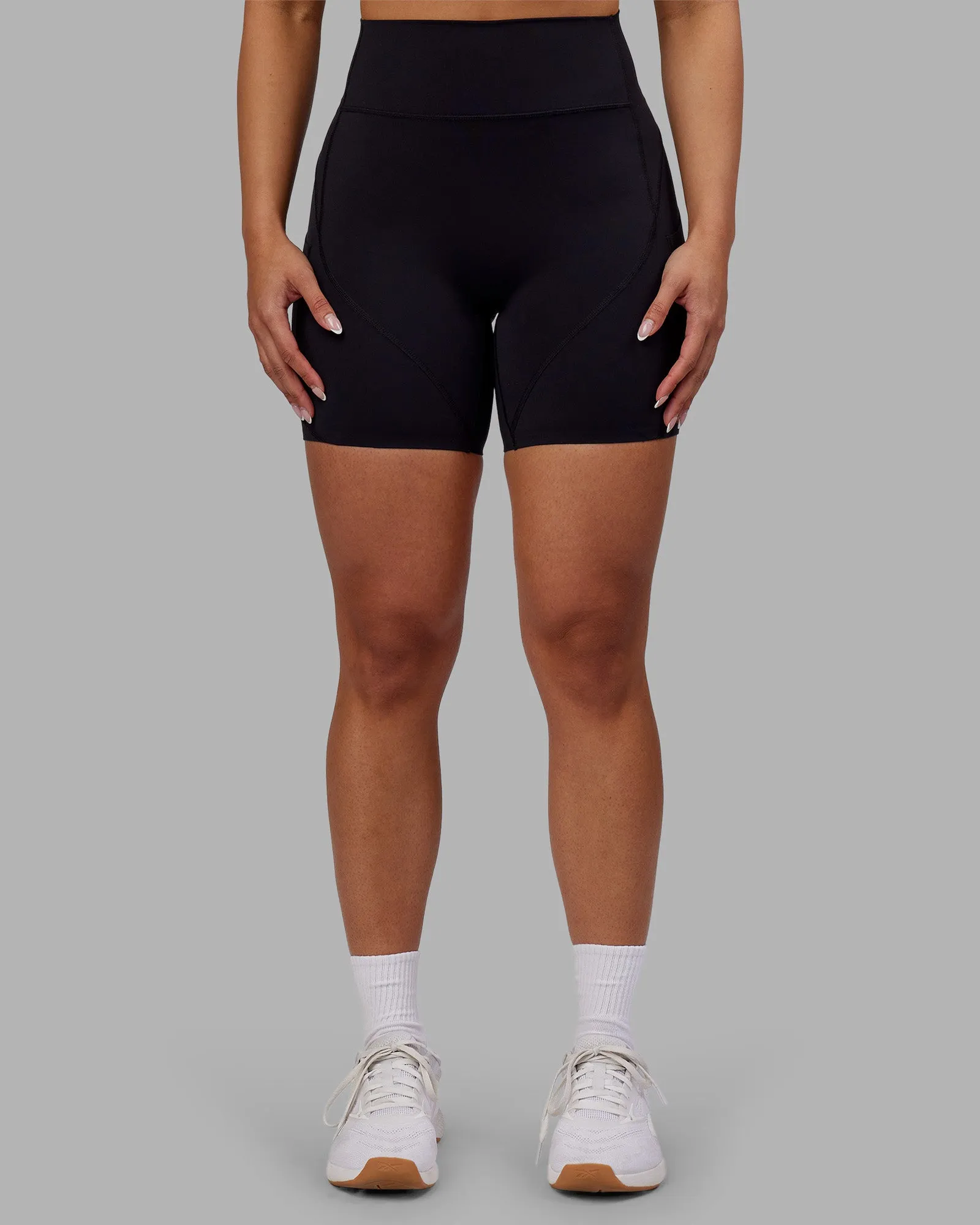 Rhythm Elixir Ultra High-Rise 6" Short Pockets - Black sold by LSKD product image thumbnail 4