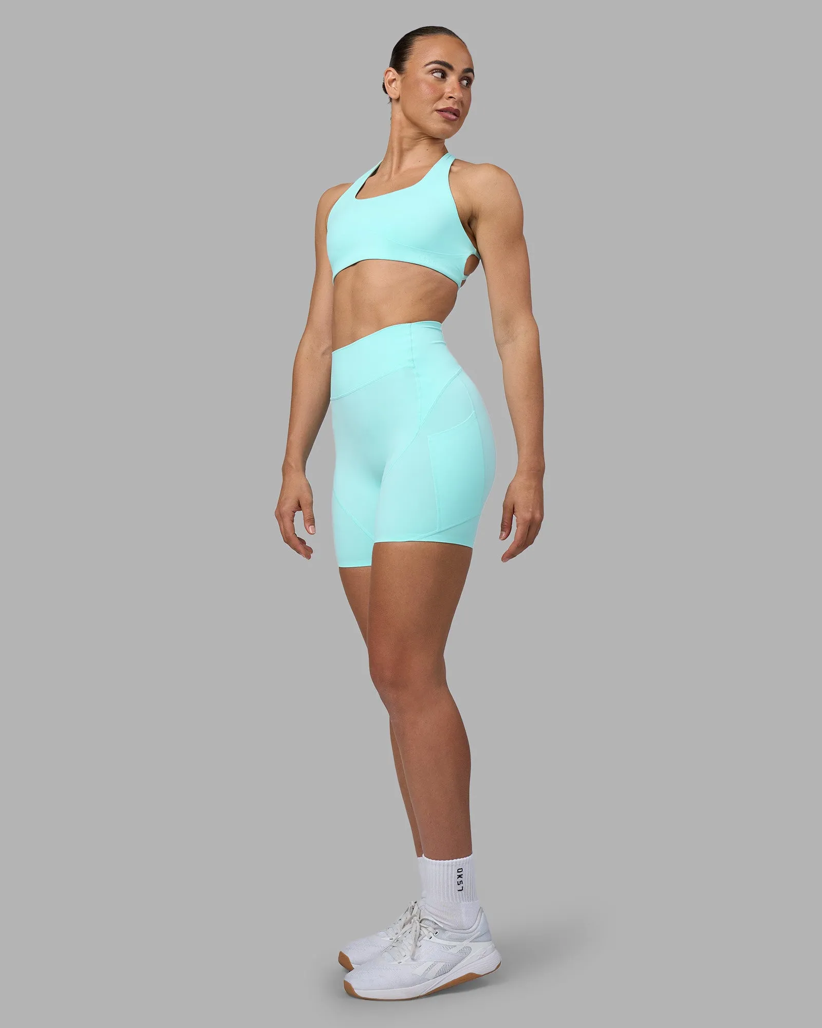 Rhythm Elixir Ultra High-Rise 6" Short Pockets - Island Paradise sold by LSKD product image thumbnail 5