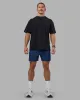 Love The Process FLXCotton Oversize Tee - Black-Midnight Blue sold by LSKD
