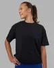 Love The Process FLXCotton Oversize Tee - Black-Midnight Blue sold by LSKD