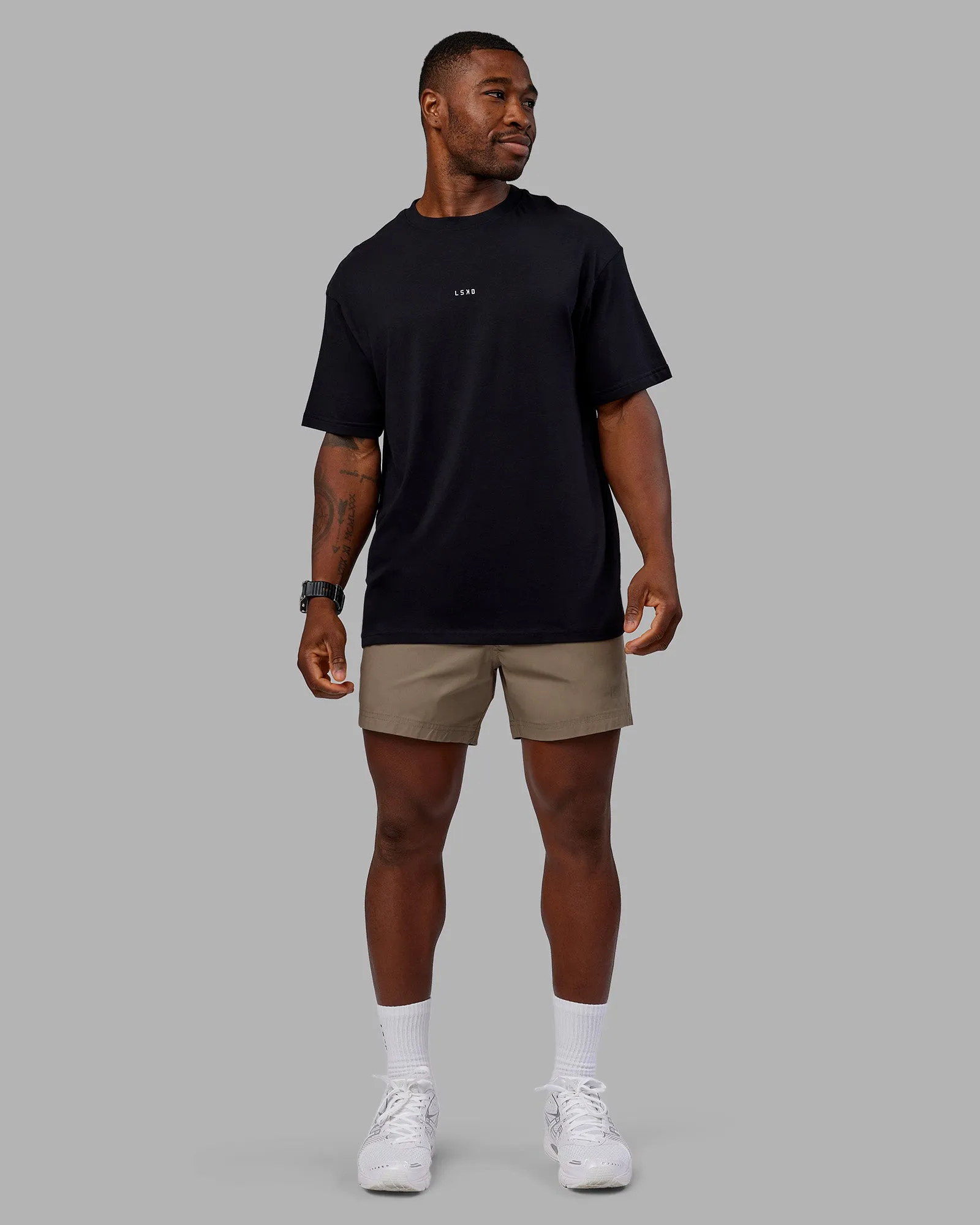 Daily 5" Short - Greige sold by LSKD product image thumbnail 5