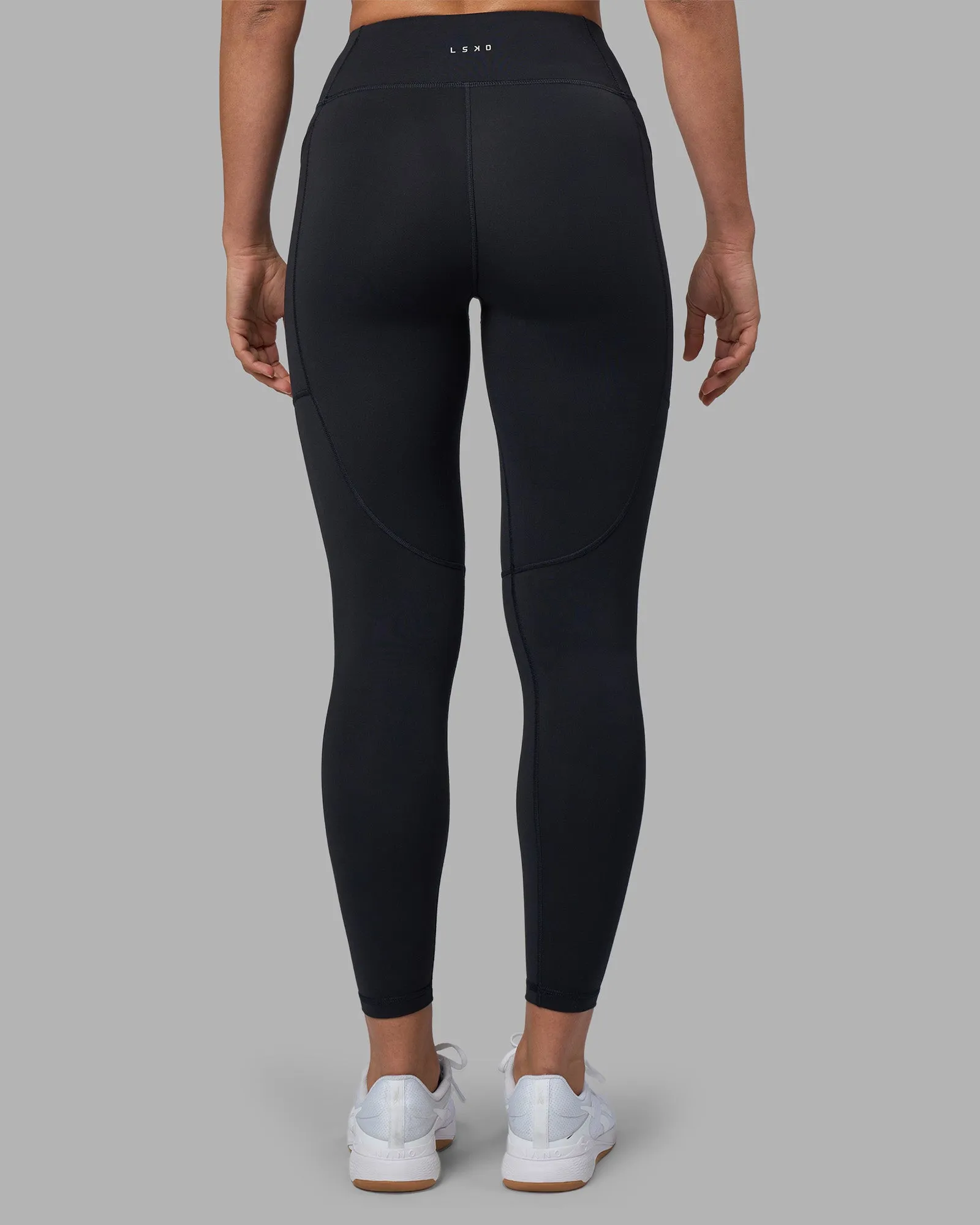 Rep Ultra High-Rise 7/8 Legging Pockets - Black-Blue Atoll sold by LSKD product image thumbnail 4