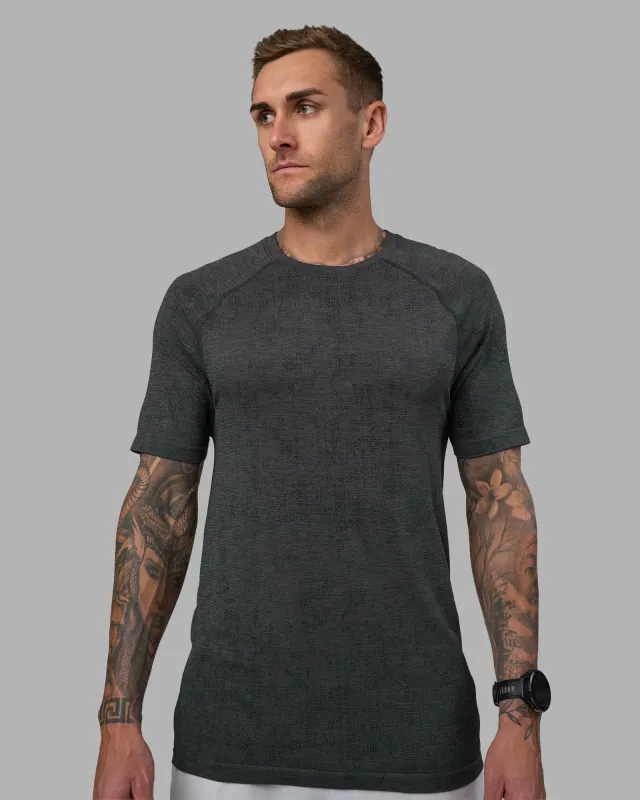 AeroFLX+ Seamless Tee - Black Camo-Graphite sold by LSKD