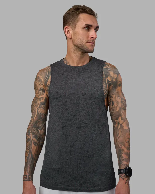 AeroFLX+ Seamless Muscle Tank - Black Camo-Graphite sold by LSKD