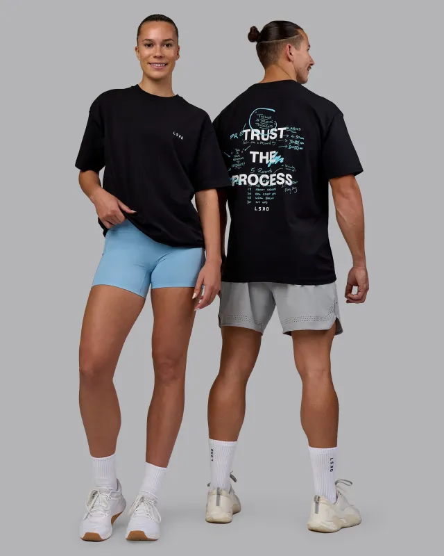 Think Strong Heavyweight FLXCotton Tee Oversize - Black-White sold by LSKD