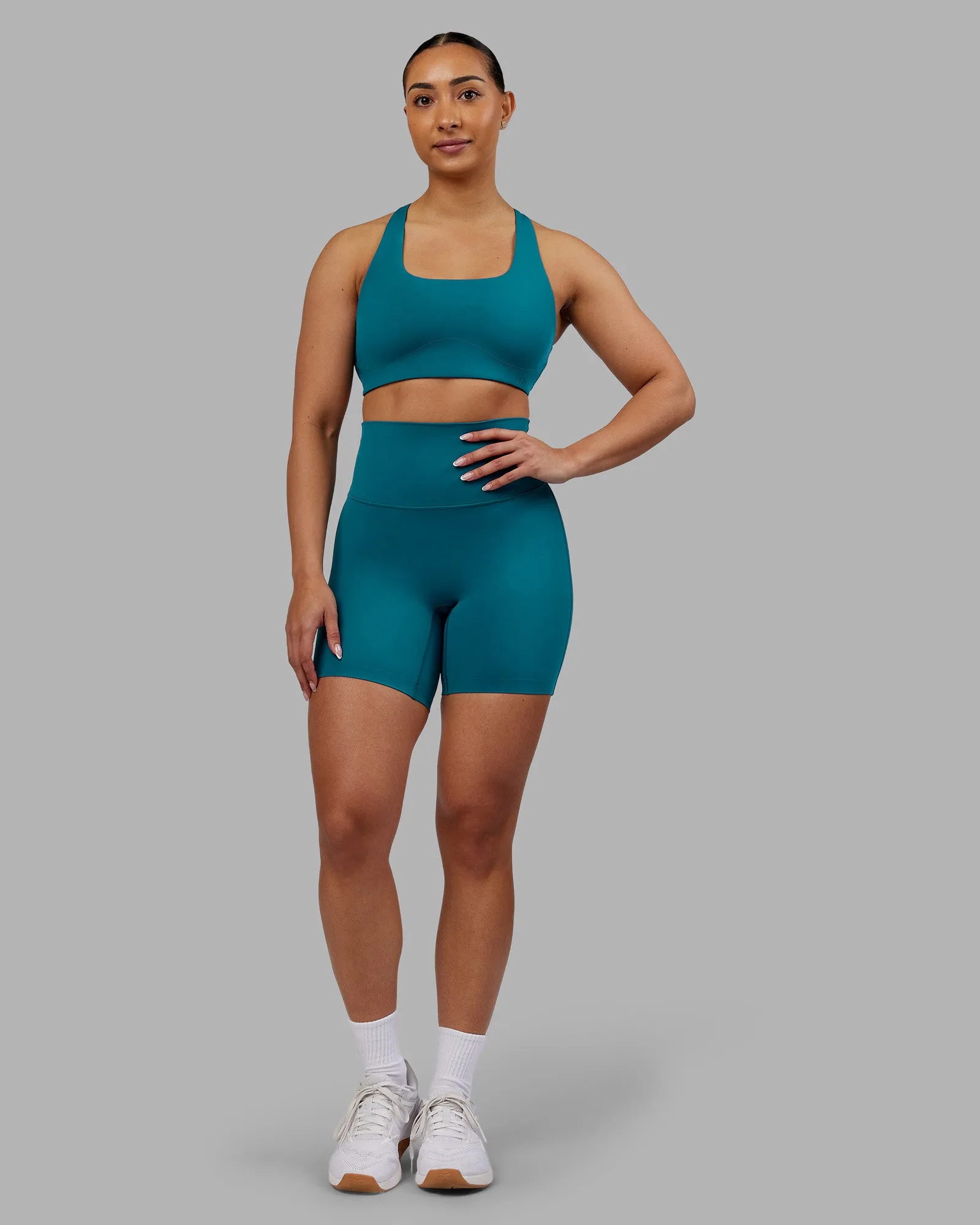 Elixir Ultra High-Rise 6" Short - Blue Coral sold by LSKD product image thumbnail 2