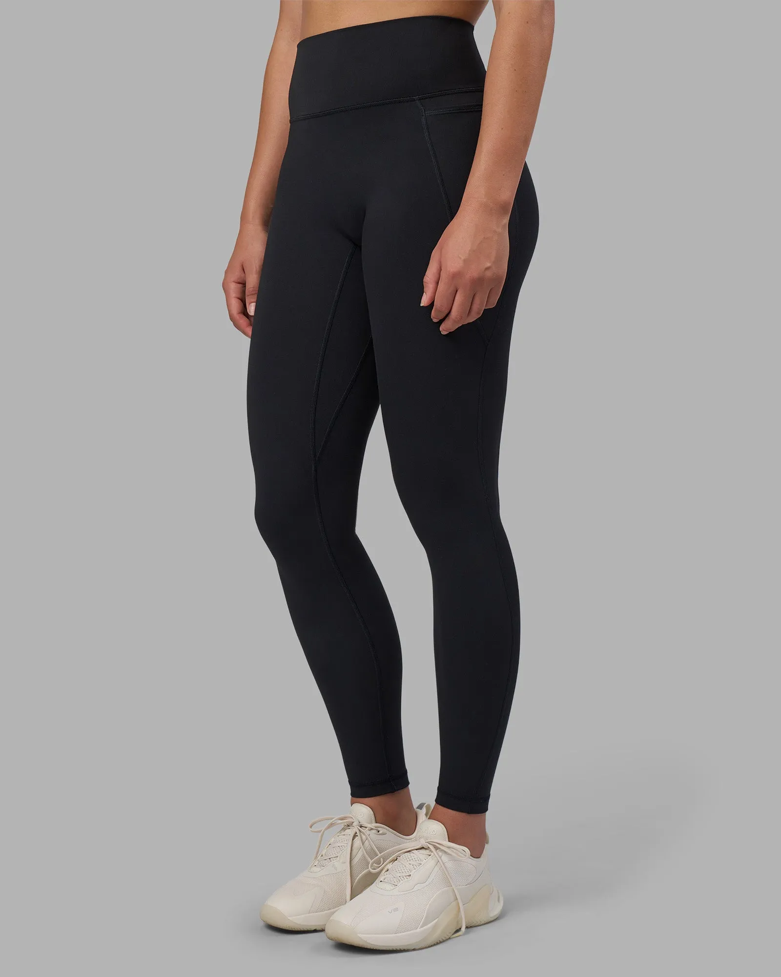 Fusion V-Contour Ultra High-Rise Full Length Legging Pockets - Black sold by LSKD product image thumbnail 2