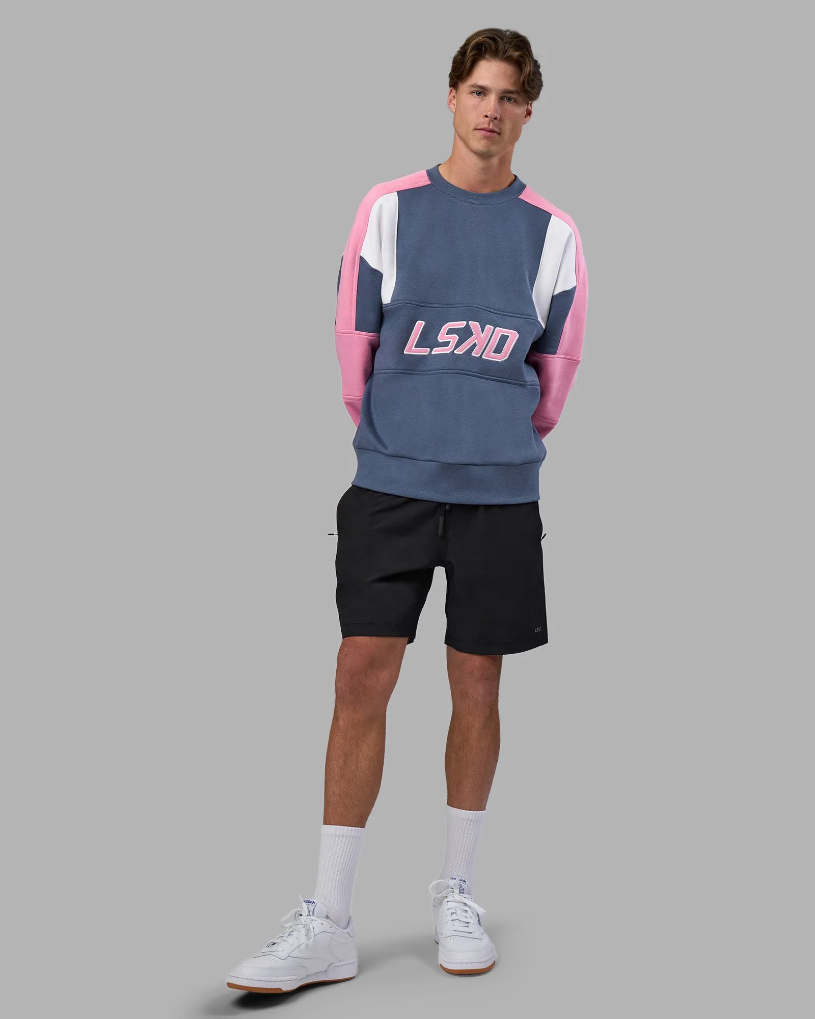 Slam Sweater Oversize - Night Shadow-Rosebloom sold by LSKD product image thumbnail 5
