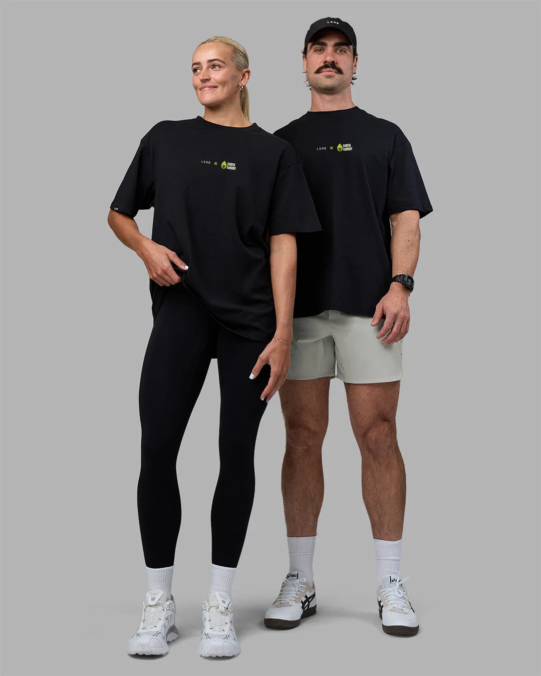 Earth To Body Tee FLXCotton Oversize - Black sold by LSKD product image thumbnail 2