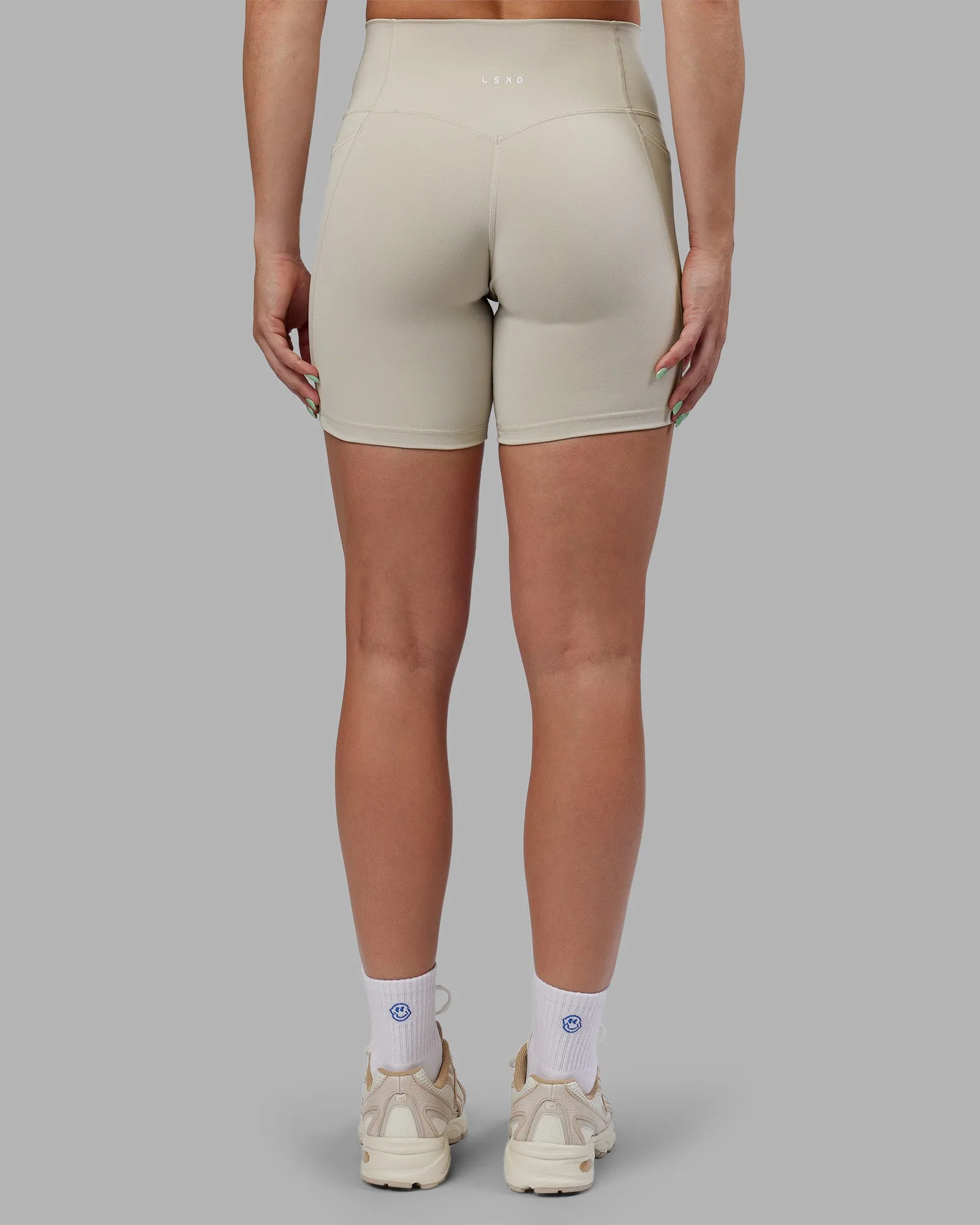Abs Fusion High-Rise 6" Short Pockets - Shale Beige sold by LSKD product image thumbnail 4