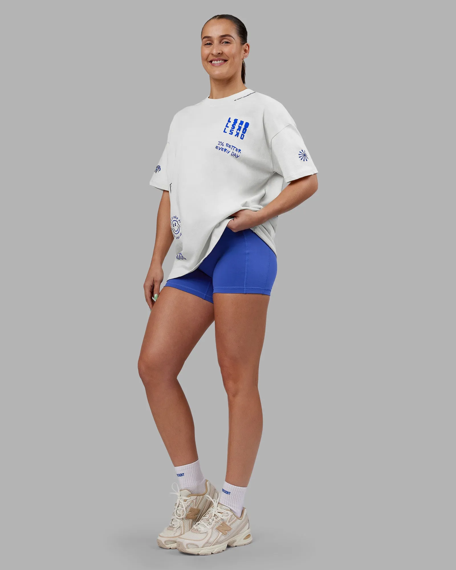 Abs If Not Now When Heavyweight Oversized Tee - Vaporous Gray sold by LSKD product image thumbnail 5