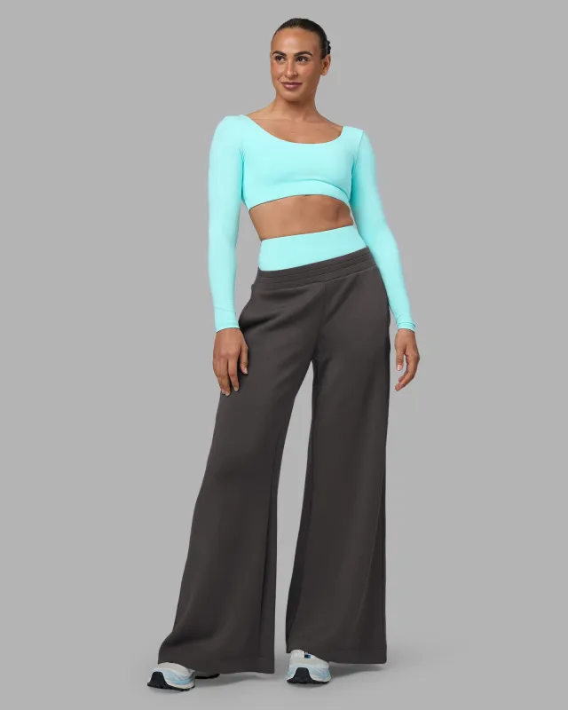 Aria Long Sleeve Sports Bra - Island Paradise sold by LSKD