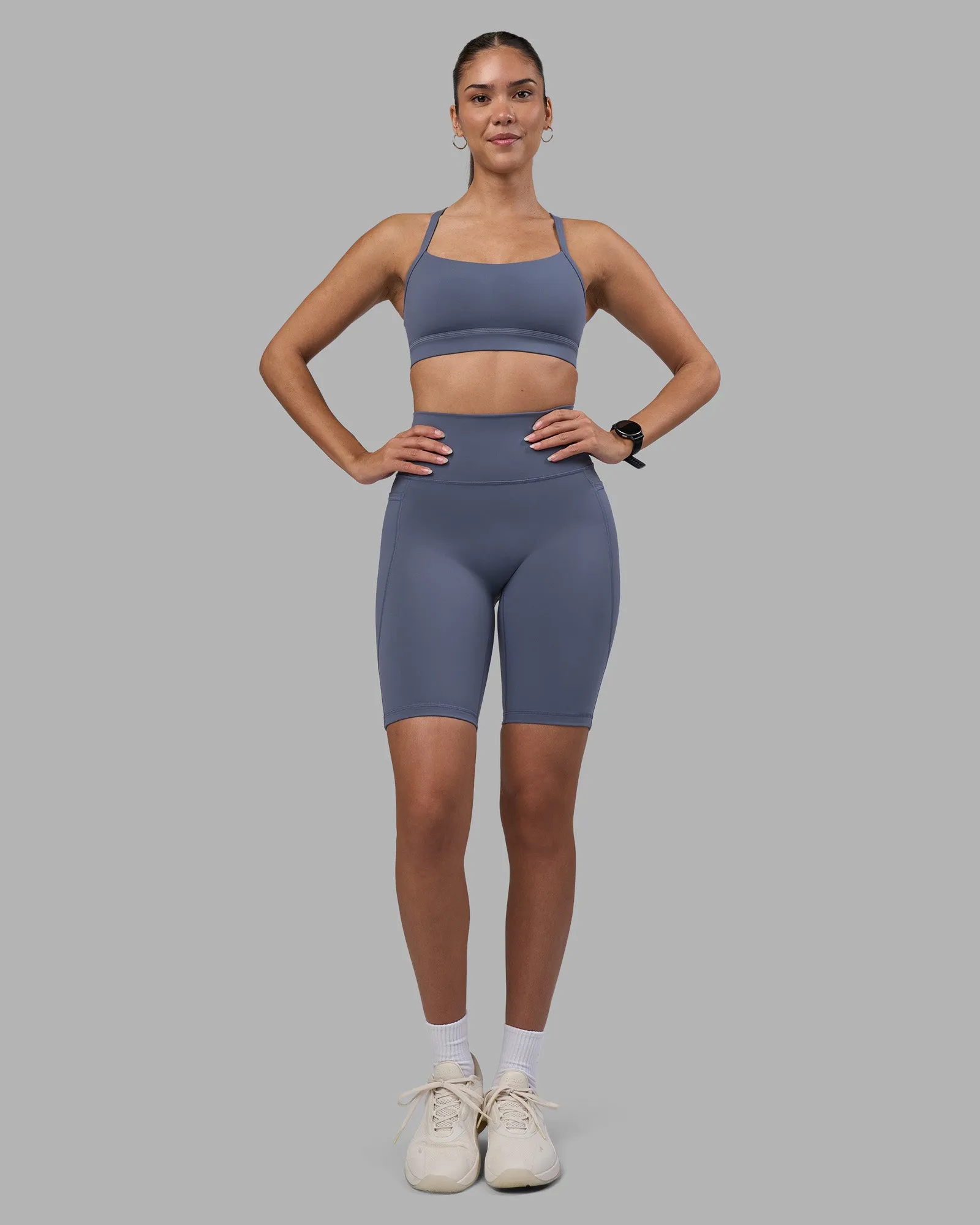 Fusion Ultra High-Rise 9" Short Pockets - Night Shadow sold by LSKD product image thumbnail 2