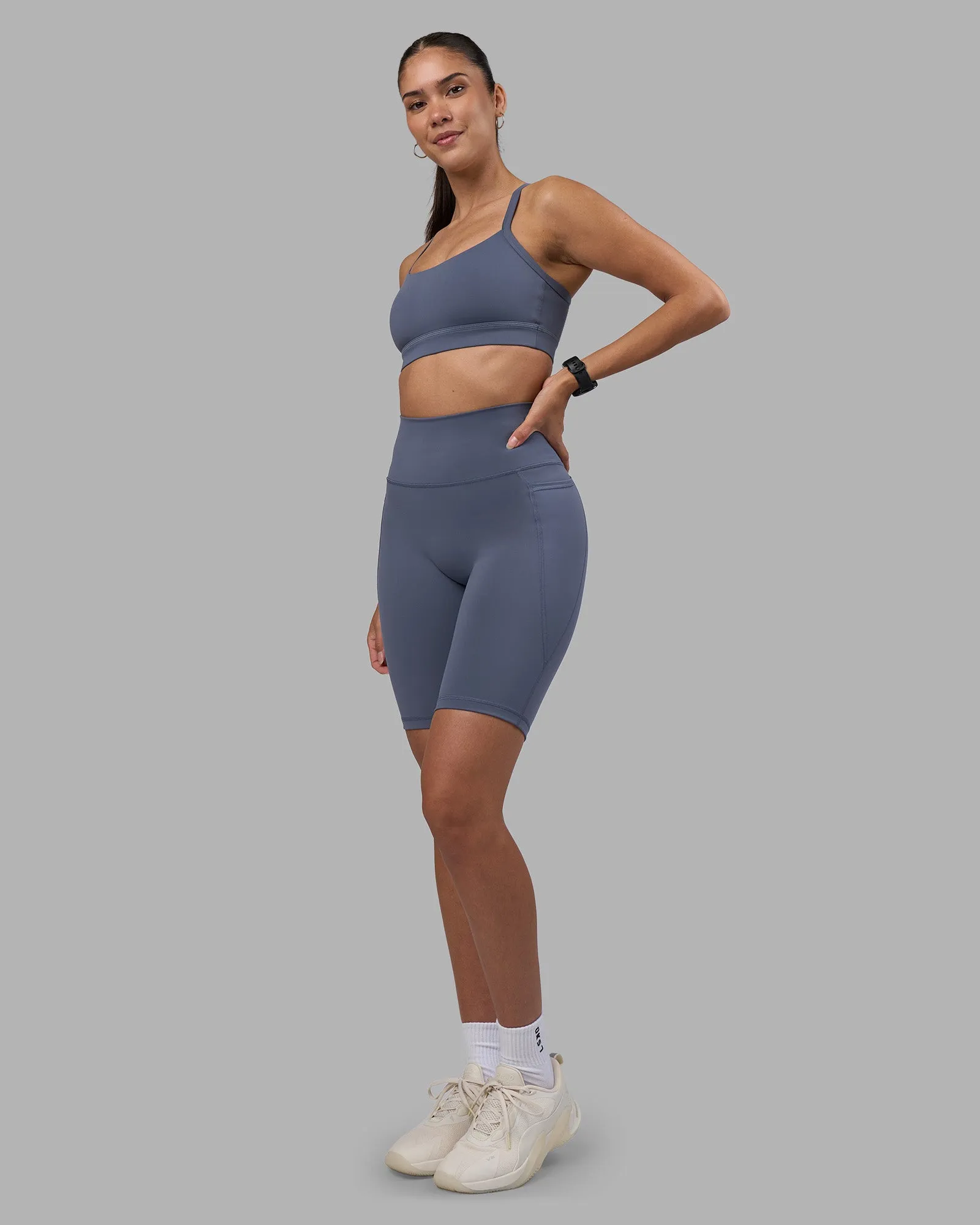 Fusion Ultra High-Rise 9" Short Pockets - Night Shadow sold by LSKD product image thumbnail 5