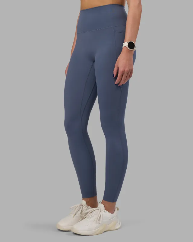 Elixir Ultra High-Rise Full Length Legging Pockets - Night Shadow sold by LSKD