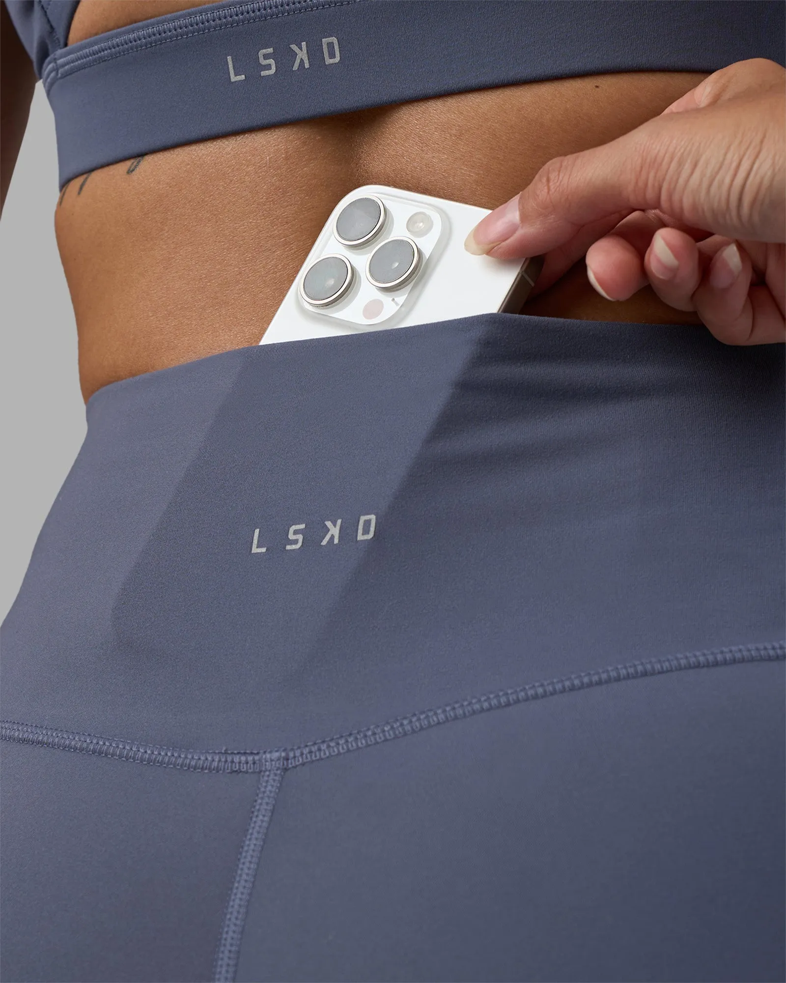 Fusion Ultra High-Rise 6" Short - Night Shadow sold by LSKD product image thumbnail 3