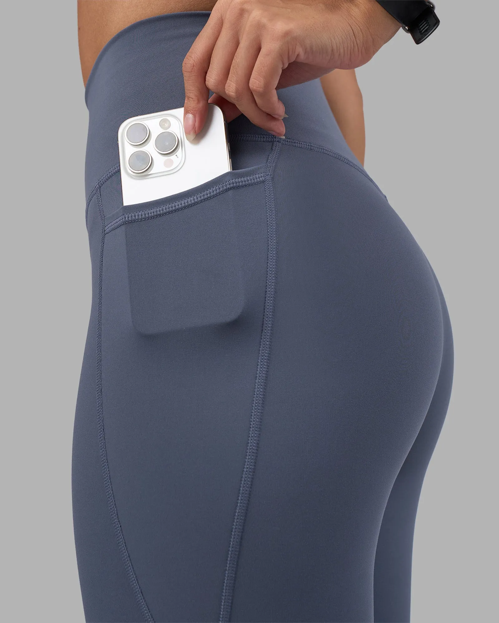 Fusion Ultra High-Rise Full Length Legging Pockets - Night Shadow sold by LSKD product image thumbnail 3