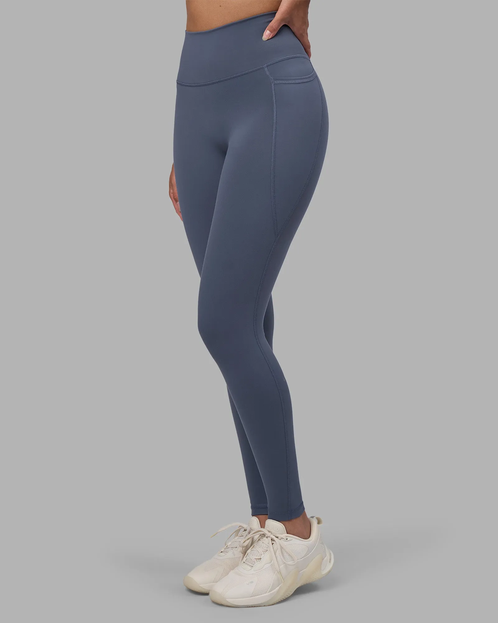 Fusion Ultra High-Rise Full Length Legging Pockets - Night Shadow sold by LSKD