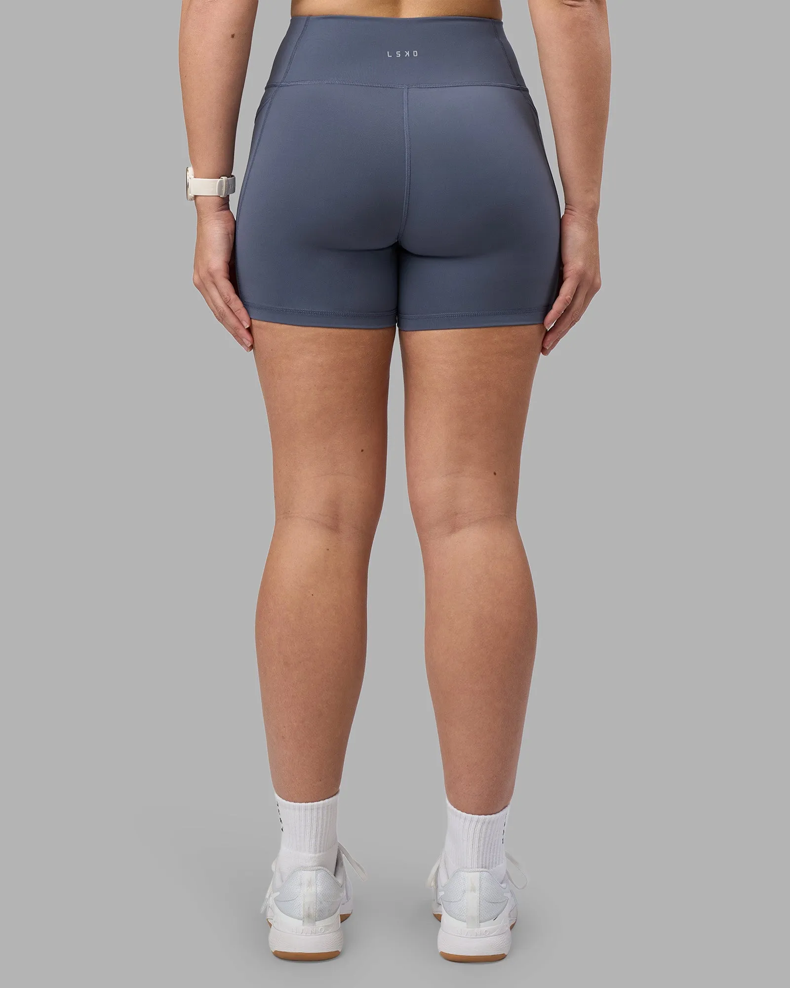 Rep Ultra High-Rise 4" Short Pockets - Night Shadow-White sold by LSKD product image thumbnail 4