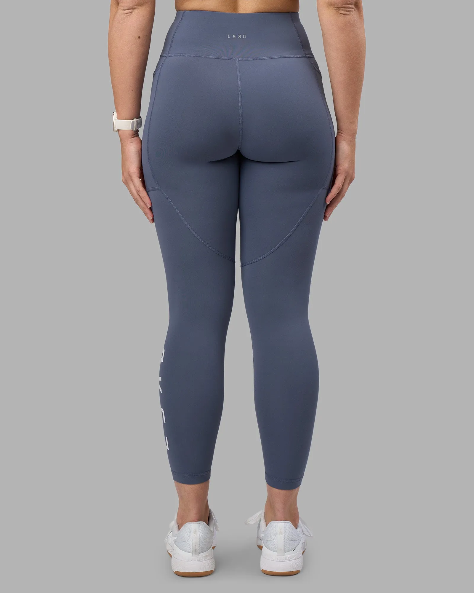 Rep Ultra High-Rise 7/8 Legging Pockets - Night Shadow-White sold by LSKD product image thumbnail 4