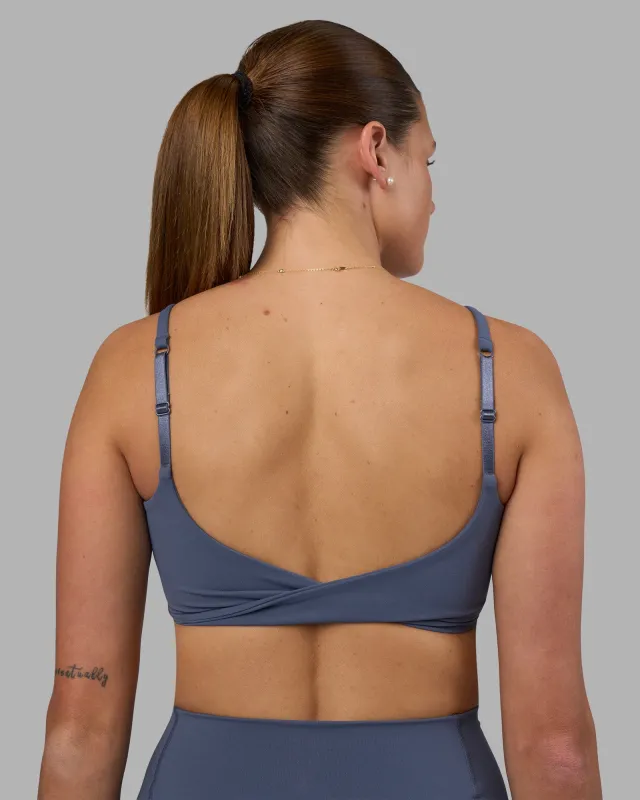 Twist Sports Bra - Night Shadow sold by LSKD