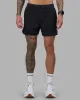 Hybrid 5" Short - Black-Reflective sold by LSKD
